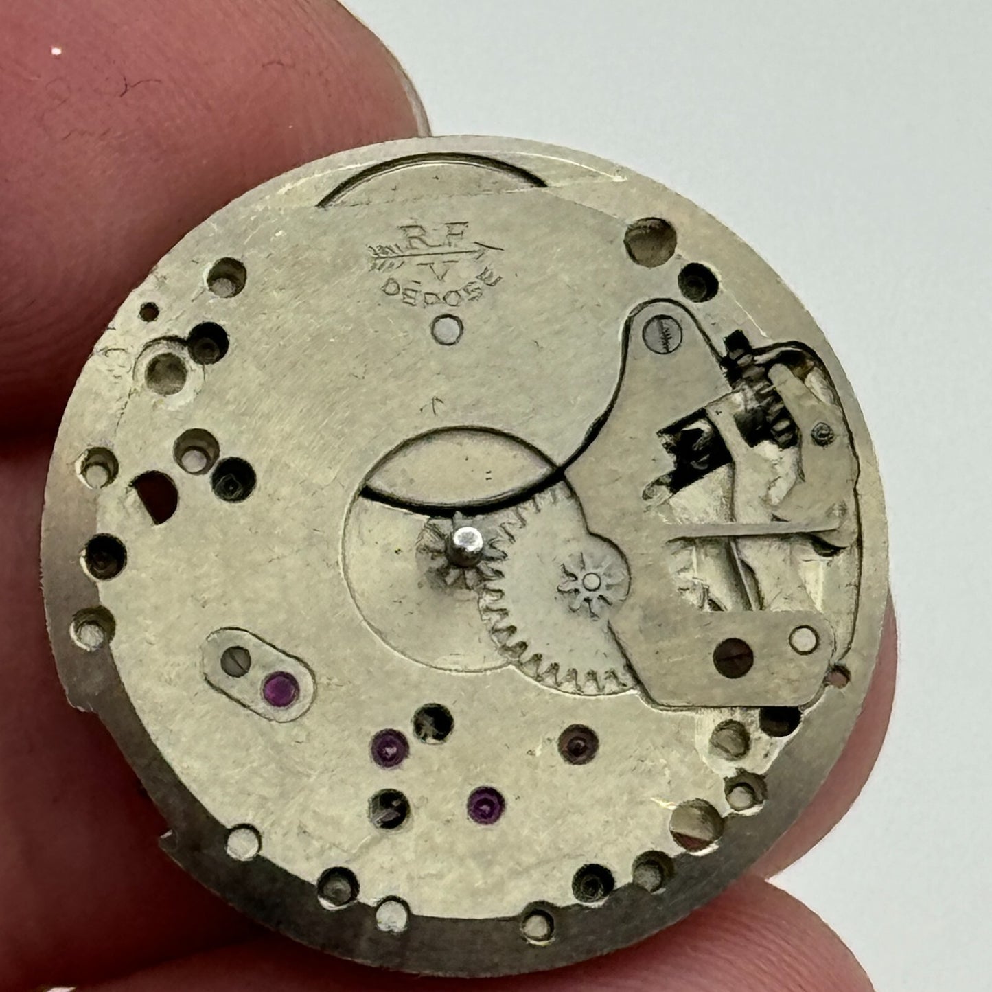 24mm Minerva RFV Depose Manual Wind Watch Movement Swiss Vintage PARTS SPARES