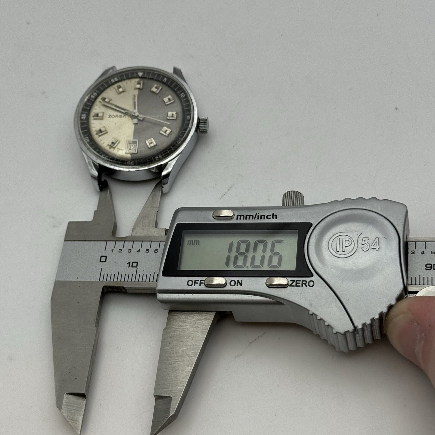 36mm Manual Wind Zorba Datomatic Ilona LTD Swiss Watch FOR PARTS RESTORE