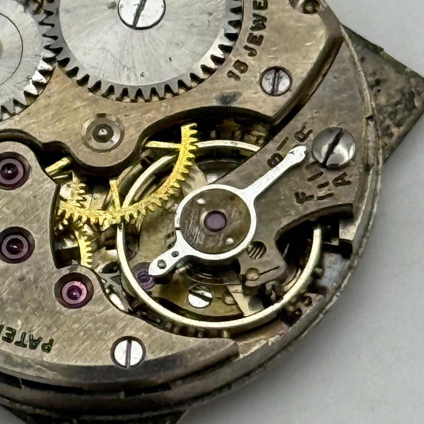 23.4mm Vintage J W Benson Cyma Ref 163 Manual Wind Watch Movement PARTS REPAIR