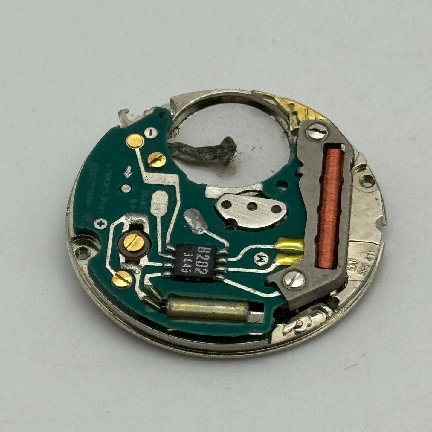 23.8mm ETA 555.411 Swiss 5 Jewels Quartz Partial Watch Movement Vintage PARTS