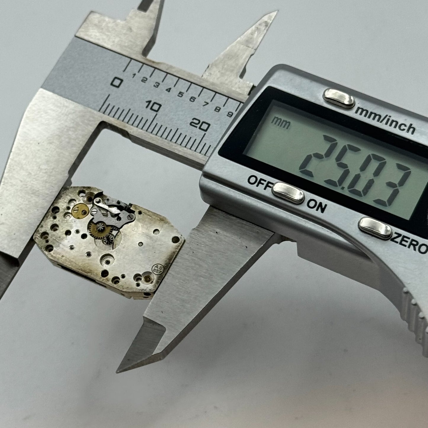 15.9mm Ladies AS 557 Tank Watch Movement Manual Wind 15 Jewel Swiss PARTS SPARES