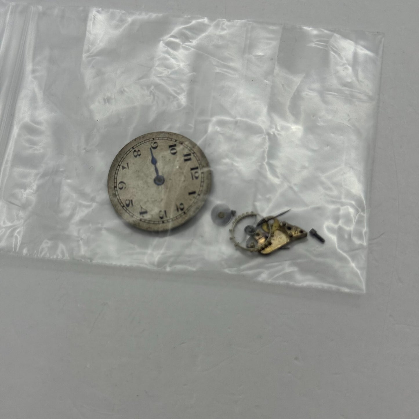 21.9mm Vintage Unidentified High Grade Trench Watch Movement Manual Wind PARTS