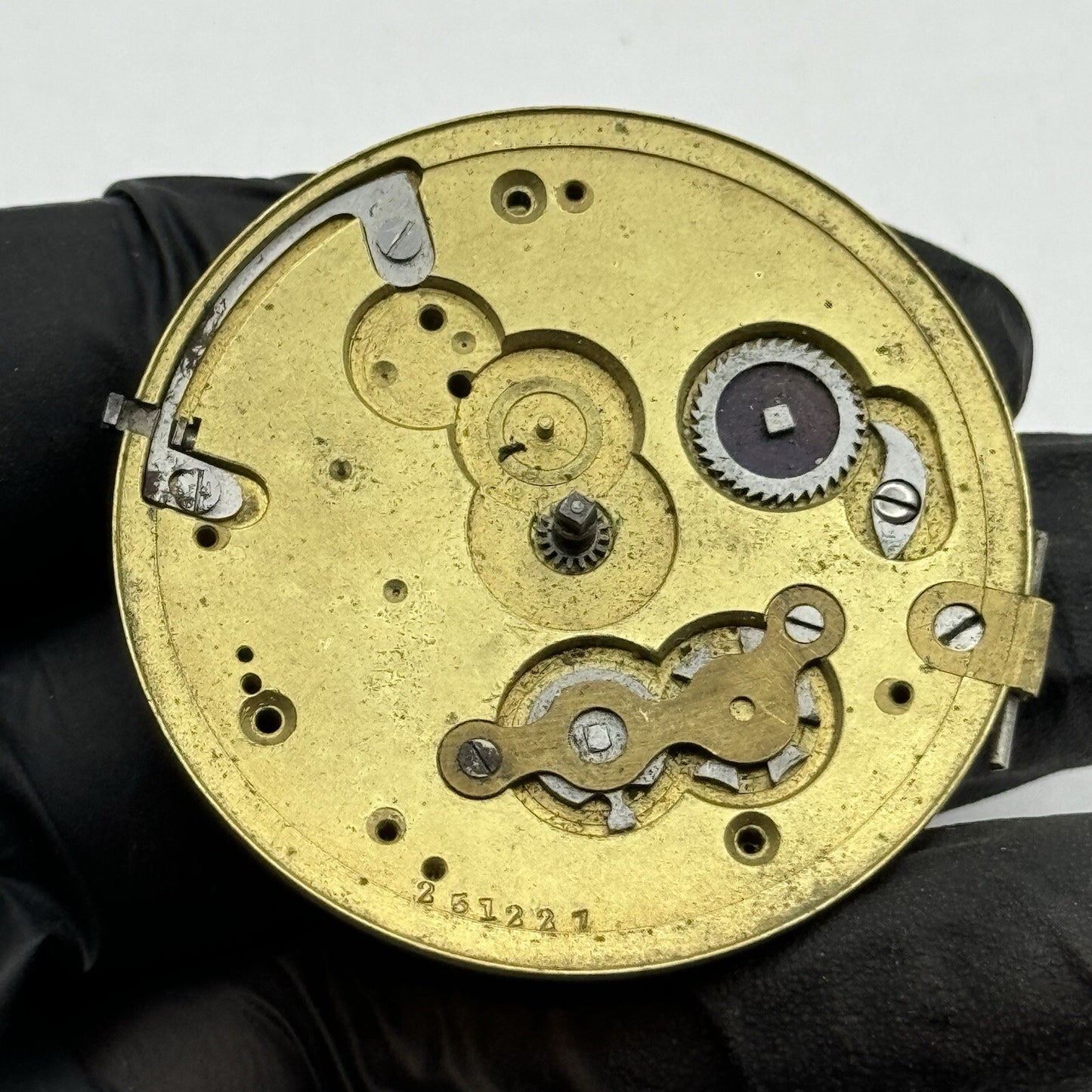48.1mm Max Cohen Manchester Fusee No Chain Pocket Watch Movement FOR PARTS