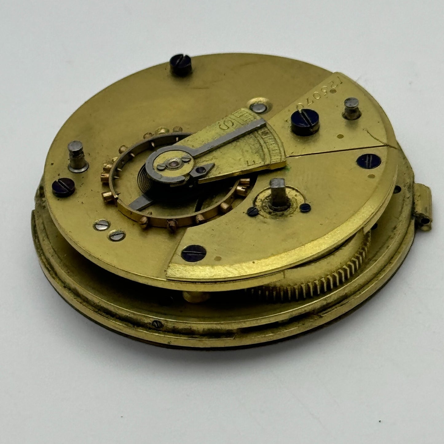 44.9mm Antique J G Graves Sheffield English Express Lever Pocket Watch Movement