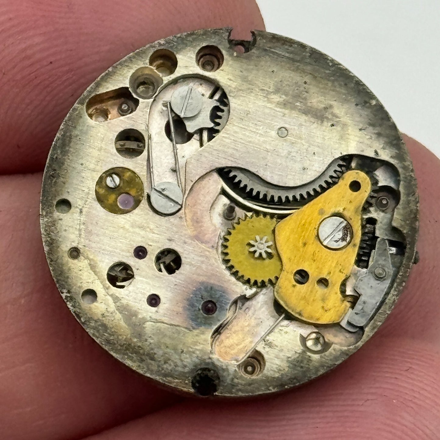 24mm Derrick Arogno A 120 Balance Ok Manual Wind Swiss Watch Movement PARTS