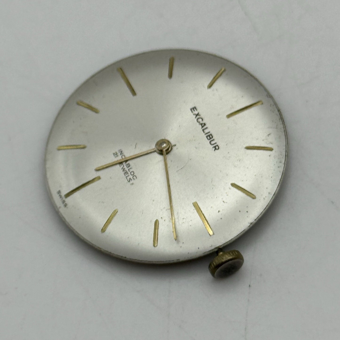 31.4mm Running Peseux Excalibur Good Balance Watch Movement Dial Hands
