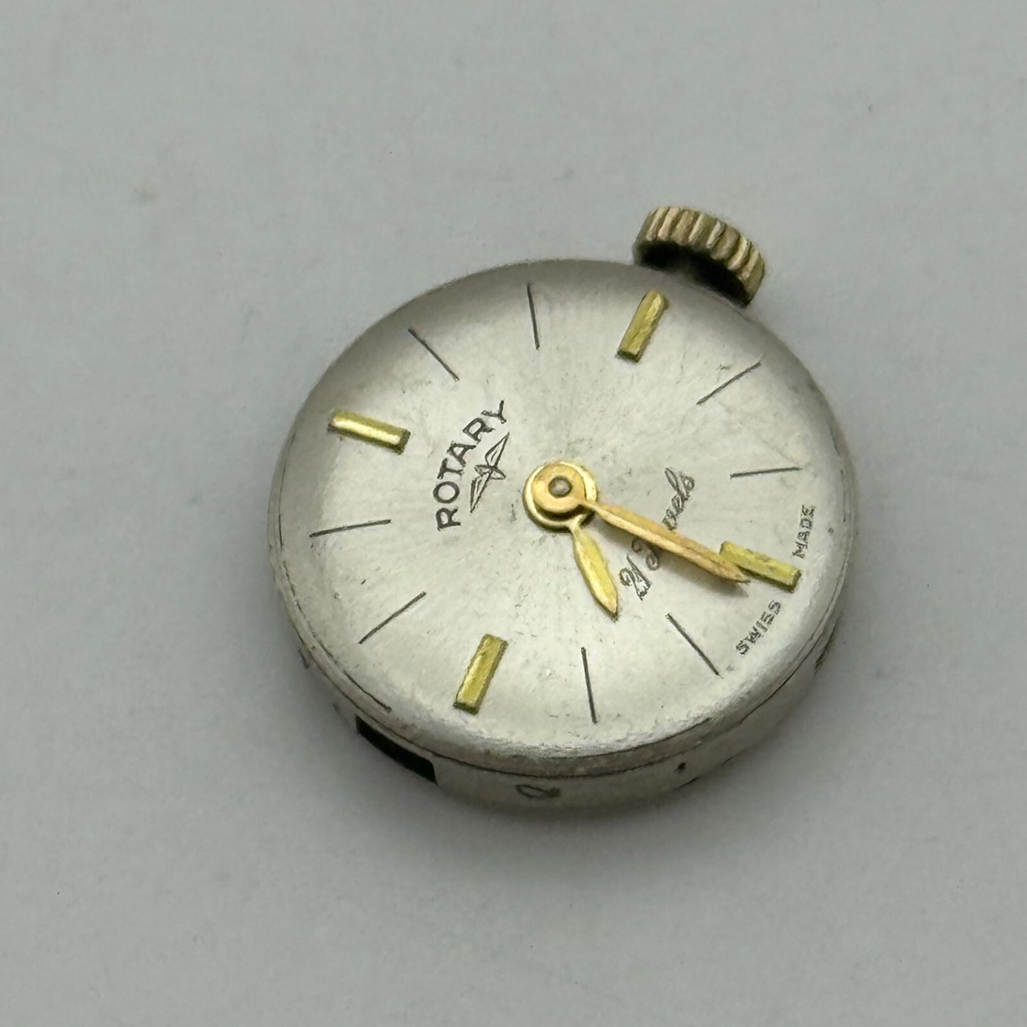 15.5mm Running Rotary ETA 2412 Manual Wind 21 Jewels Watch Movement PARTS REPAIR