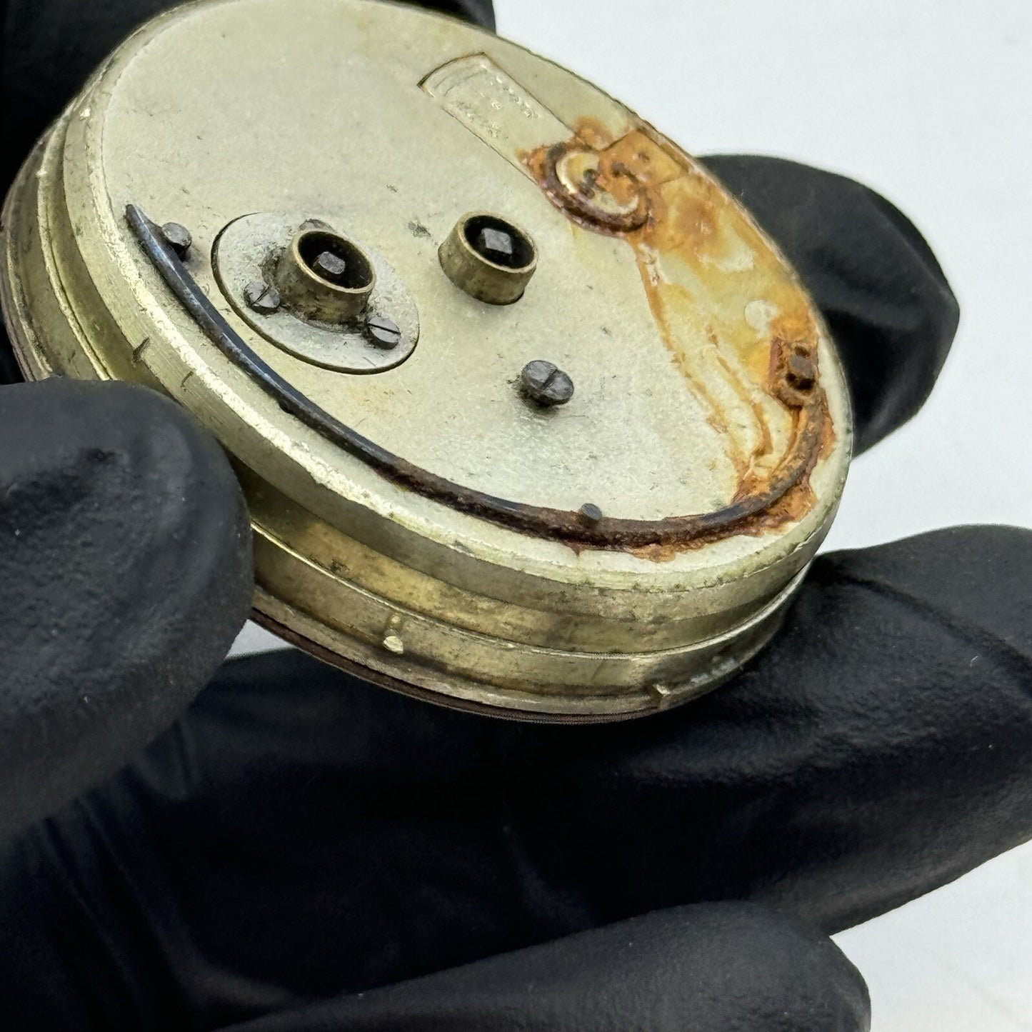 43mm Unidentified 1 x Military Hand Pocket Watch Movement Dial FOR PARTS Repair