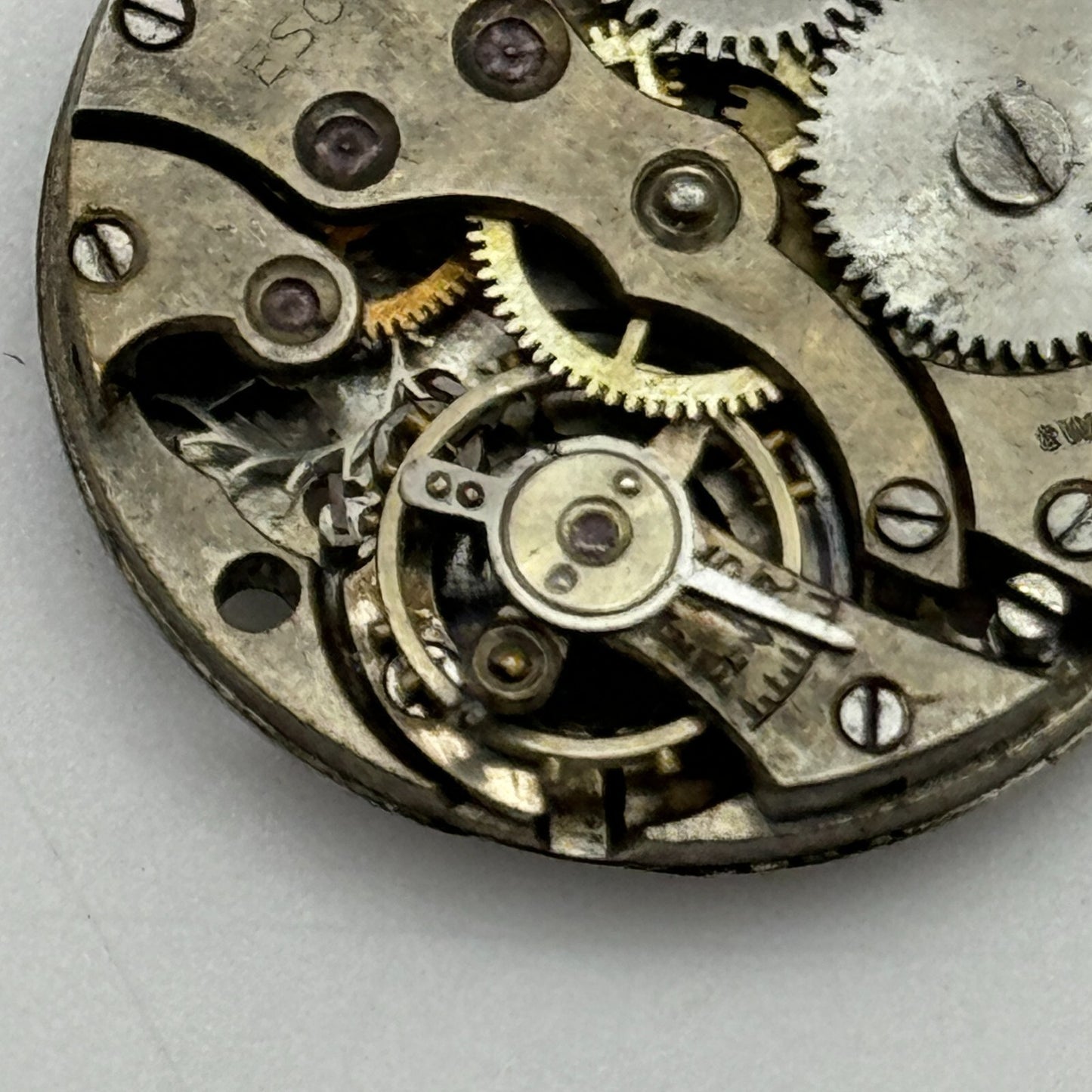23.6mm Interesting Escort Swiss Vintage Manual Wind Watch Movement PARTS SPARES