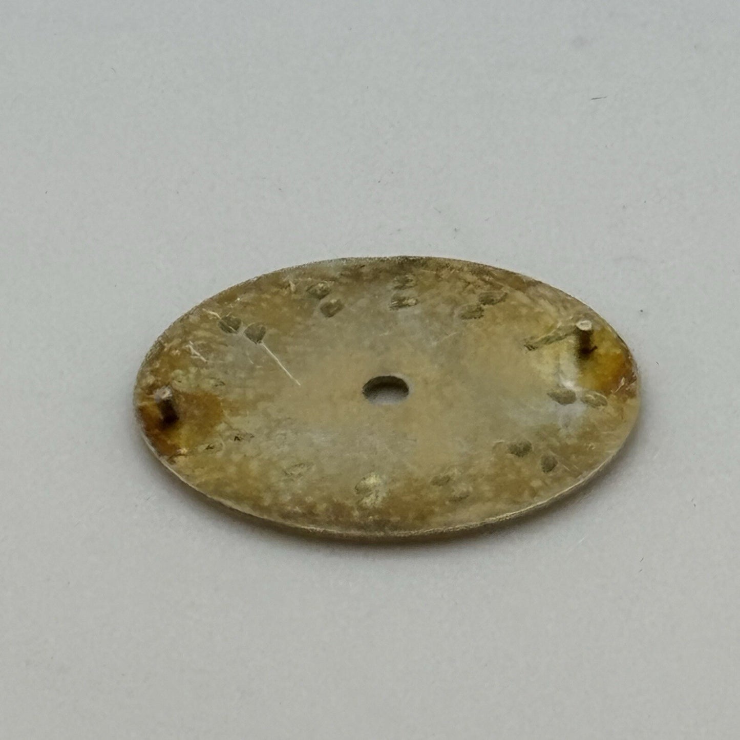 14.6mm Vintage Oval Omega Red Font Ladies Wristwatch Dial Spares Parts Swiss