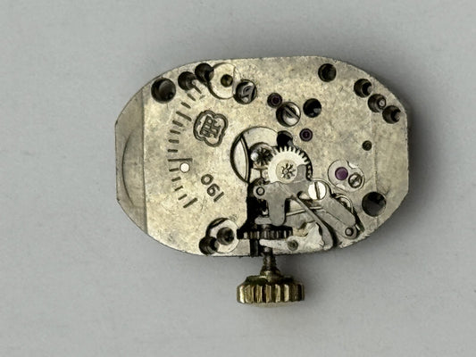 12.4mm Running Vintage FHF 190 Manual Wind Swiss Watch Movement PARTS REPAIR