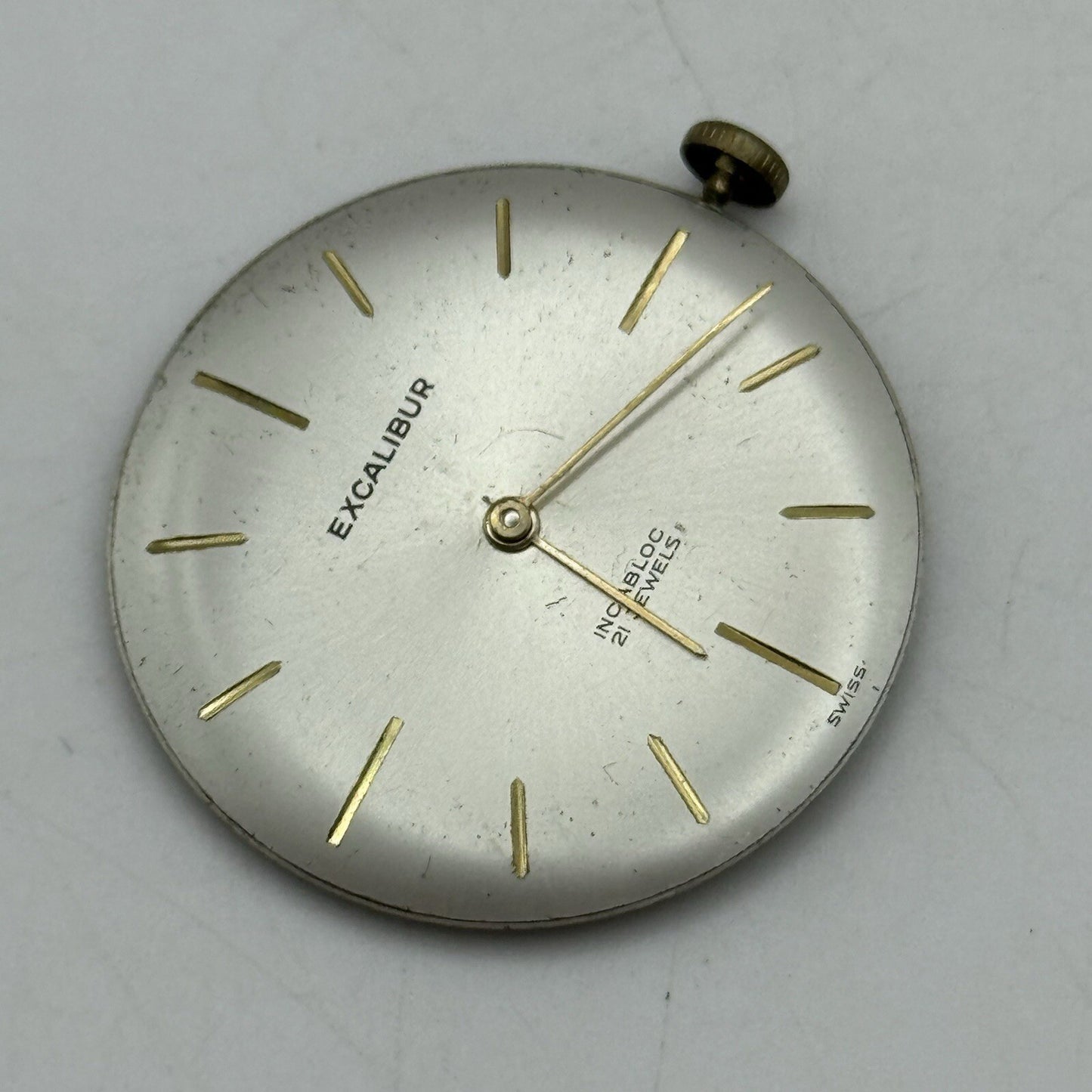31.4mm Running Peseux Excalibur Good Balance Watch Movement Dial Hands