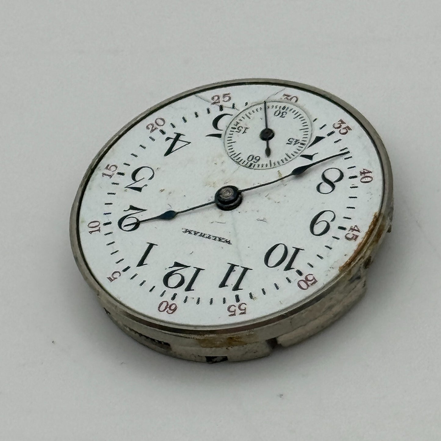 6/0s Men's Waltham Grade Ruby Model 1898 American Watch Movement PARTS SPARES