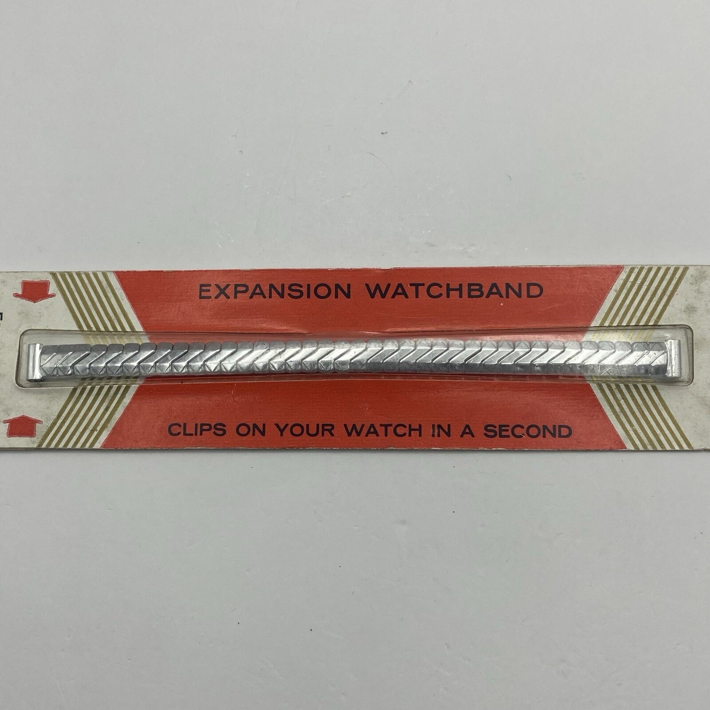 13.5cm Brand New NOS Vintage Star-Line Expansion Watch Band Clip Fast English