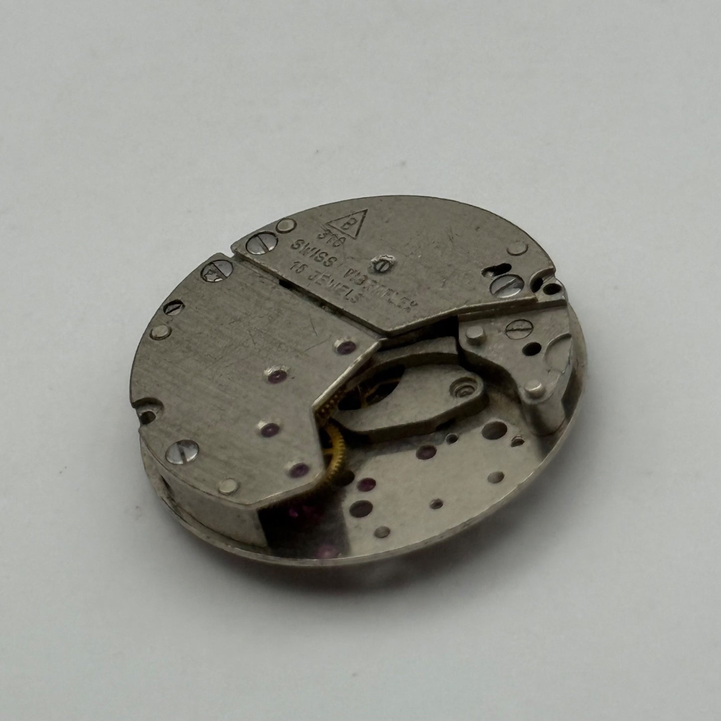 Buser B 310 Watch Movement Vibraflex Manual Wind Vintage Incomplete Parts 23.6mm