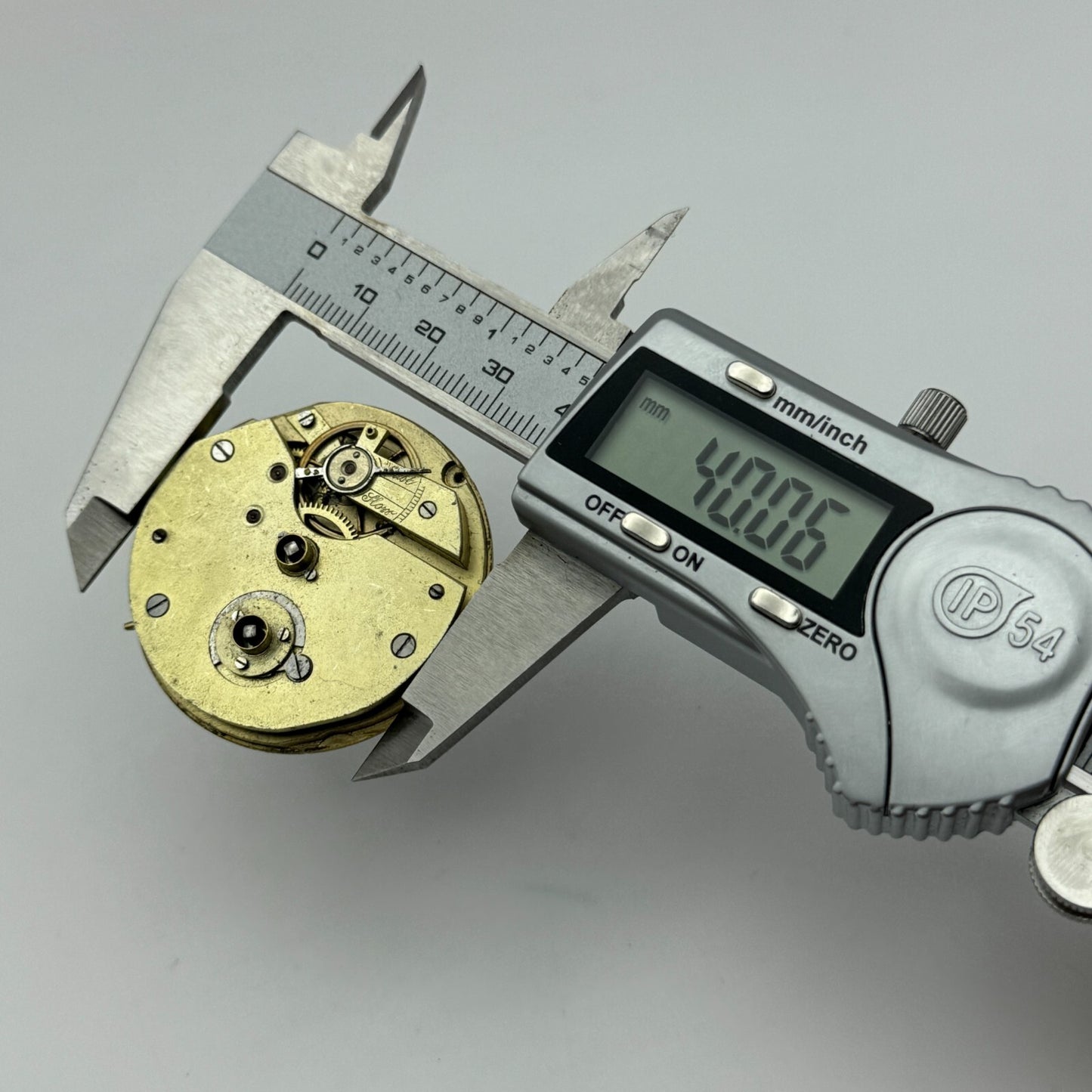 42.7mm Antique Key Wound Sub Seconds Pocket Watch Movement PARTS SPARES REPAIRS