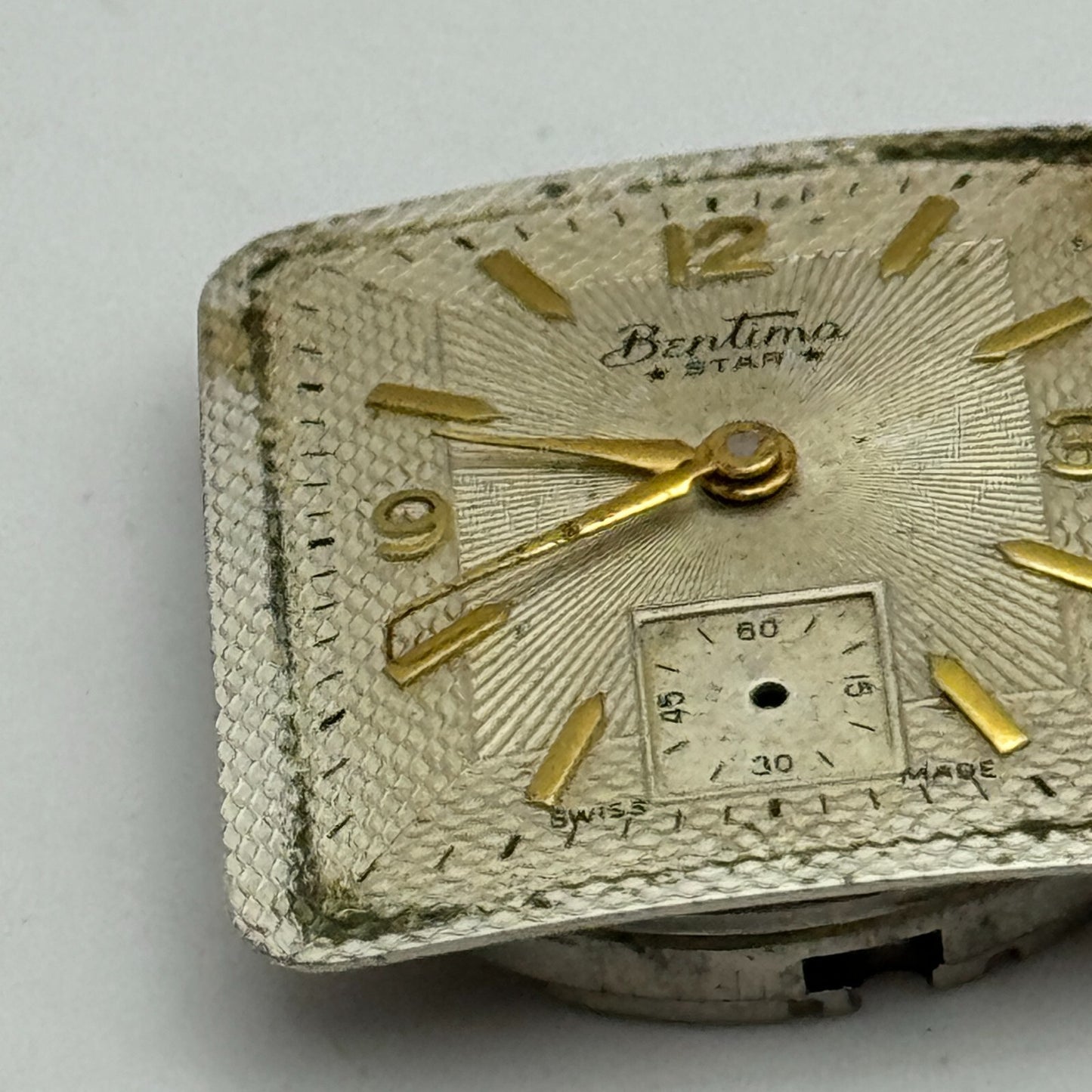23.6mm Bentima ETA 1260 Manual Wind 15 Jewels Watch Movement Swiss Vintage PARTS