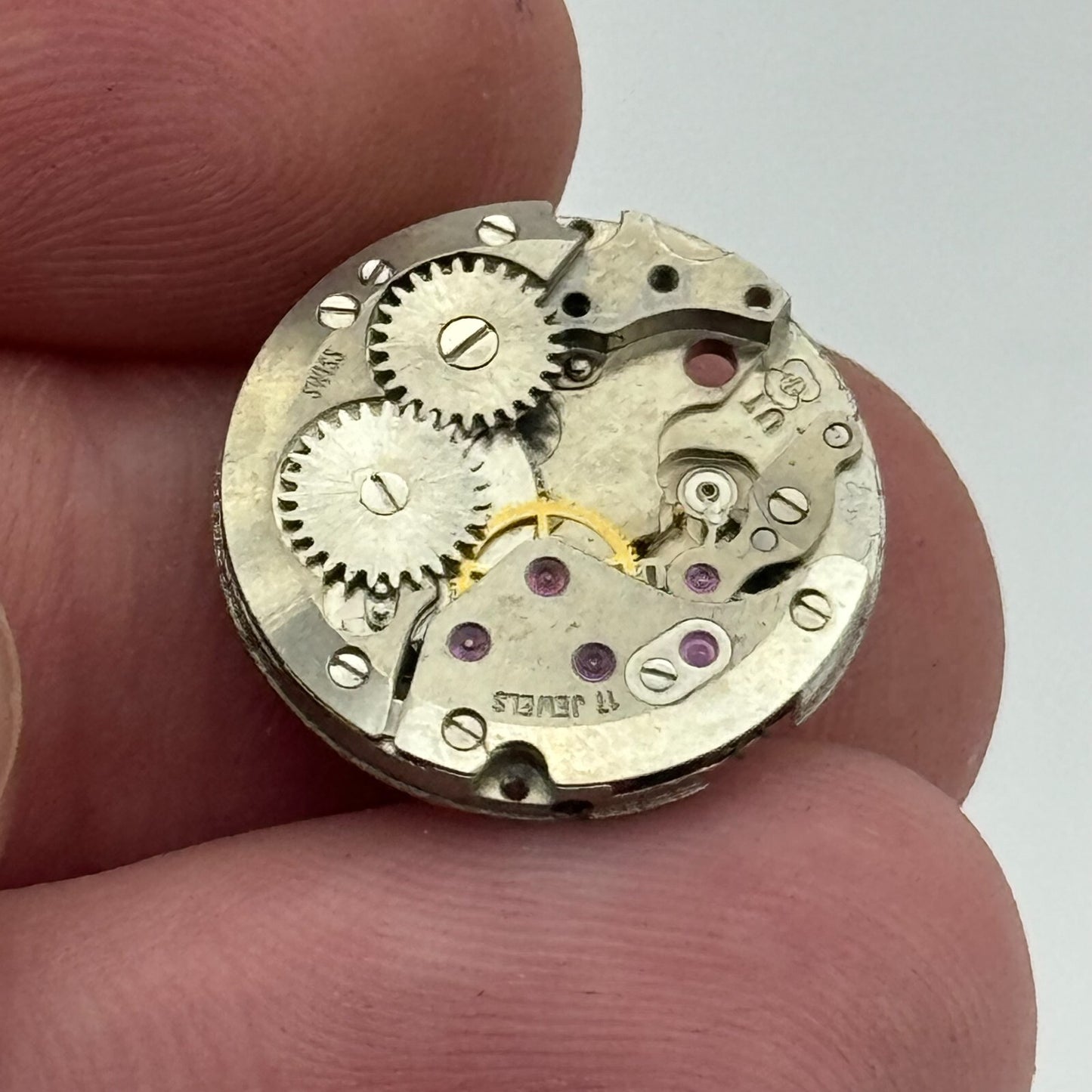 17.4mm Ladies ETA UT 2512 Manual Wind 17 Jewels Watch Movement PARTS REPAIR