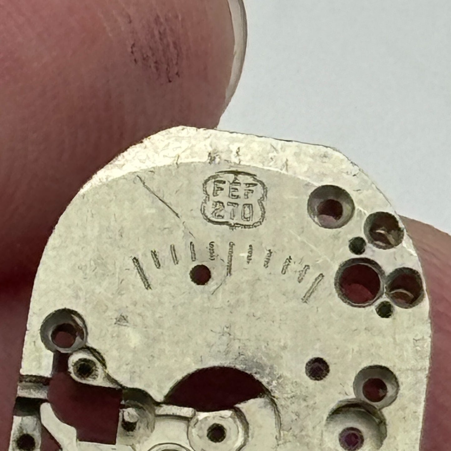 12.8mm Ladies FEF 270 Partial Manual Wind Watch Movement Swiss Vintage PARTS
