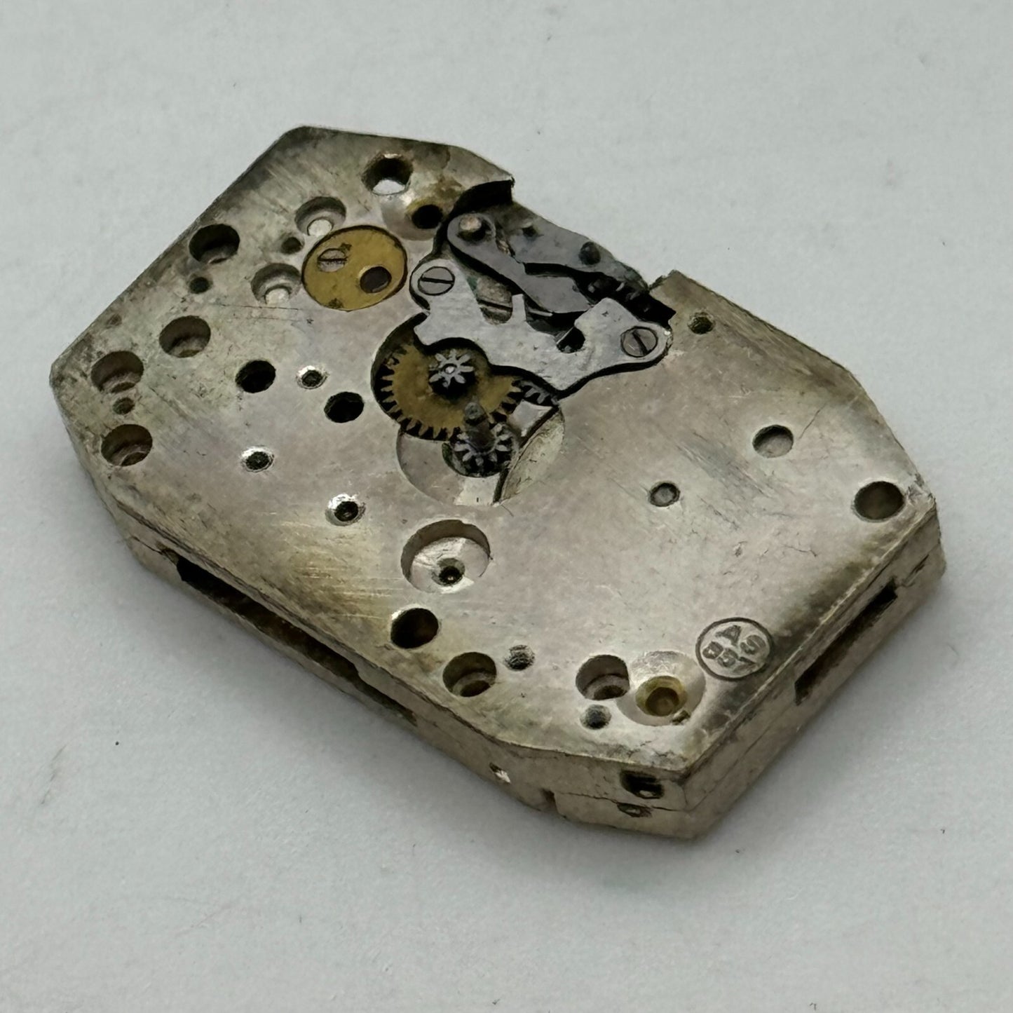 15.9mm Ladies AS 557 Tank Watch Movement Manual Wind 15 Jewel Swiss PARTS SPARES