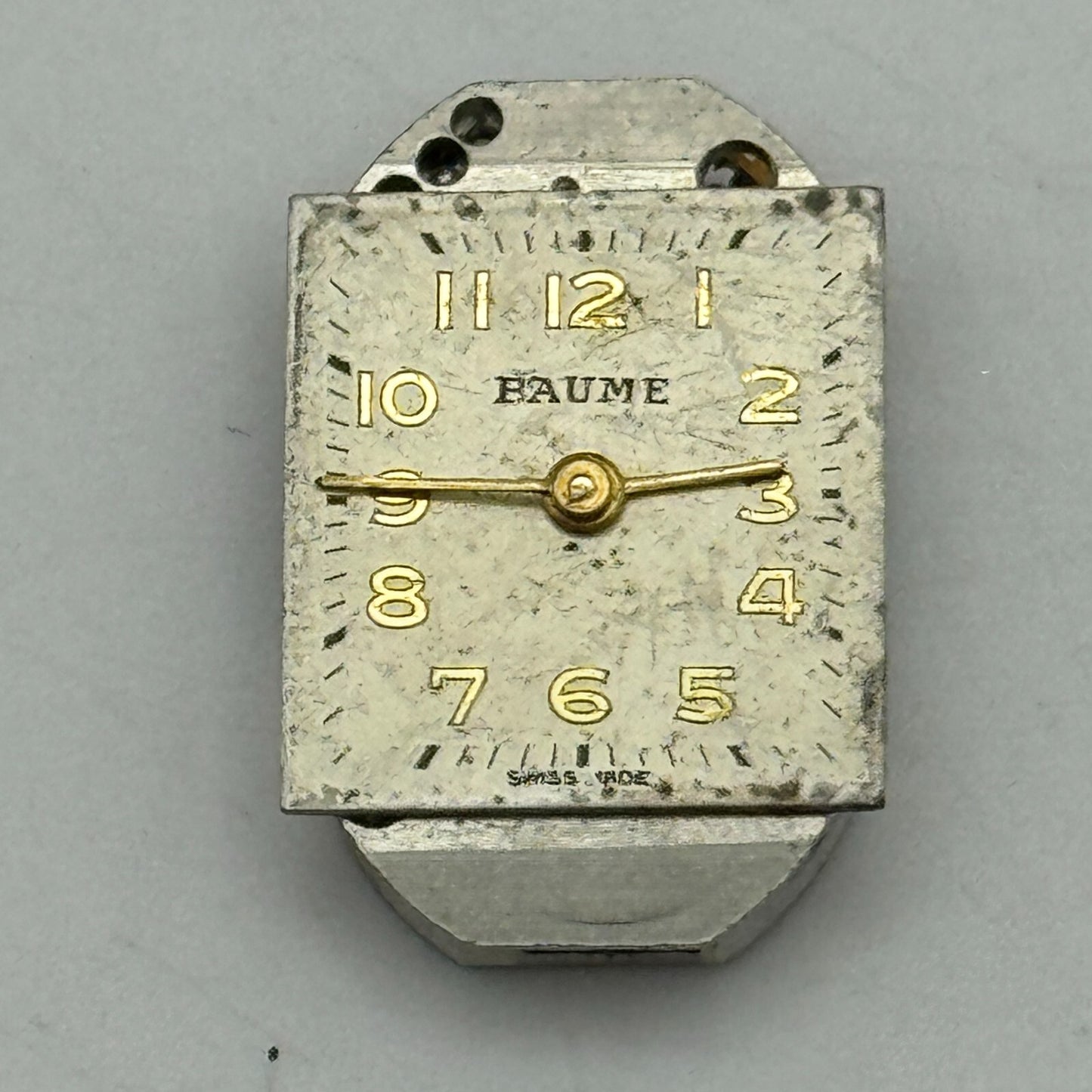 12.7mm Ladies Baume 17 Jewels Swiss Manual Wind Watch Movement Vintage PARTS