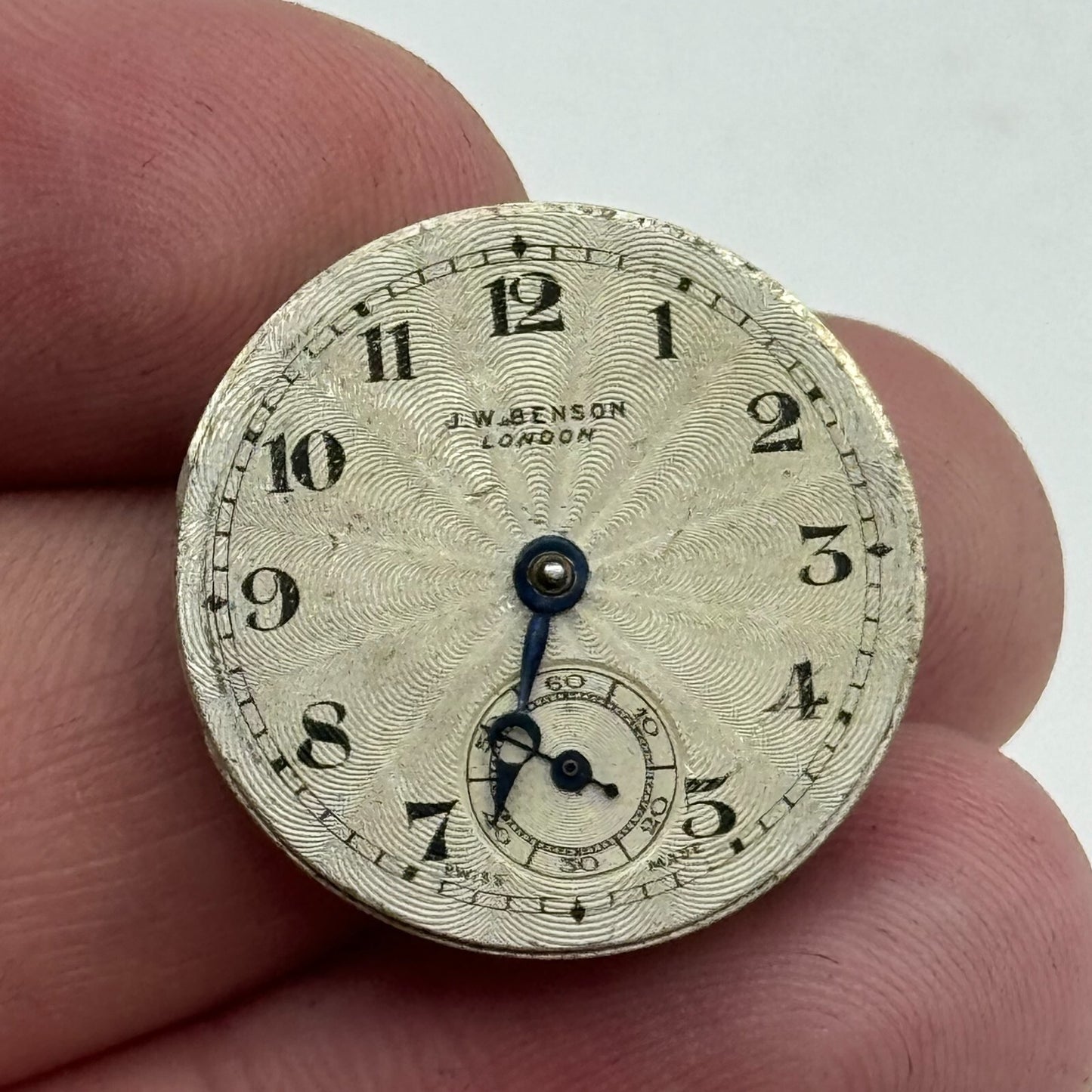 23.6mm J W Benson Sub Seconds Manual Wind 15 Jewels Swiss Watch Movement PARTS