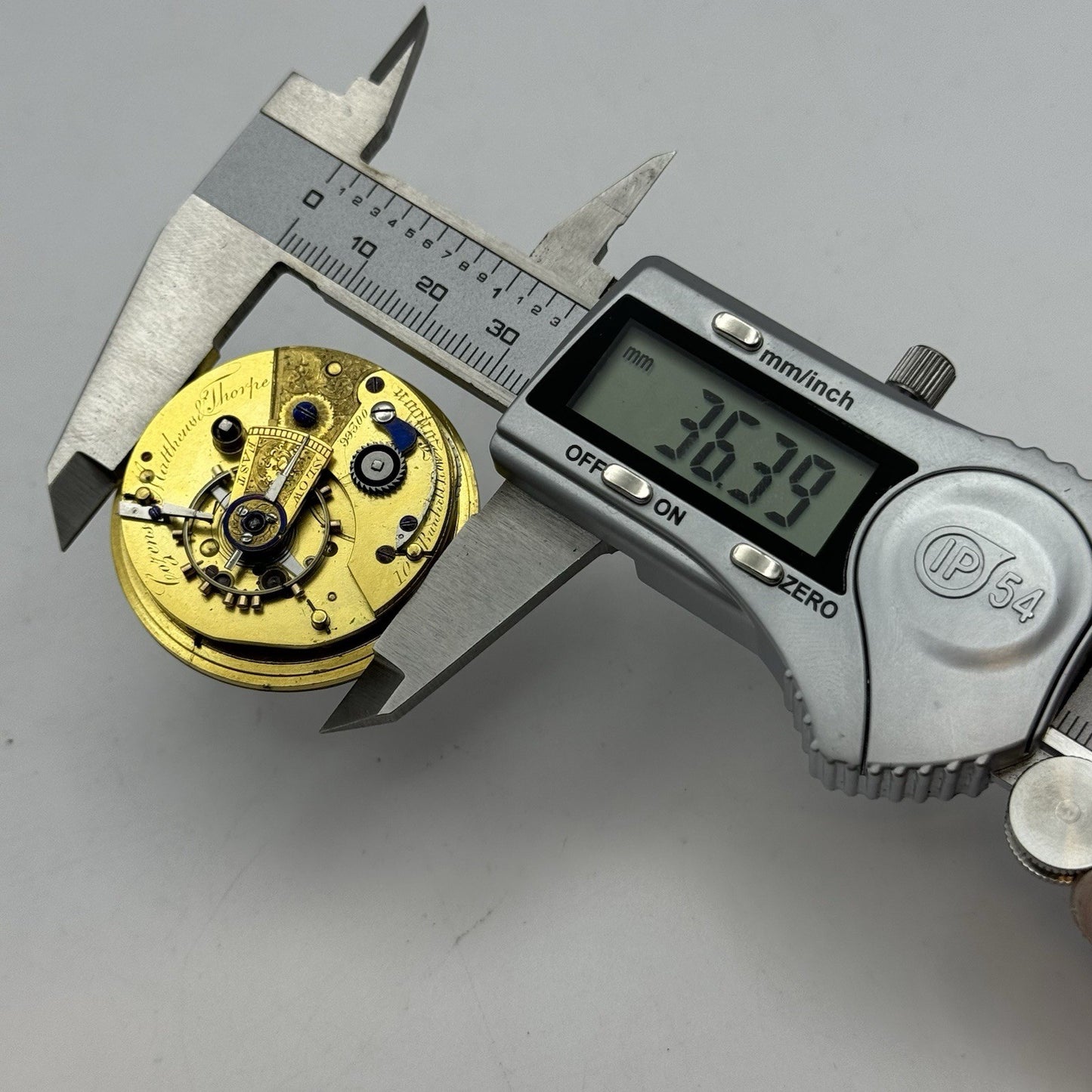 High Quality Running Cozens Matthews & Thorpe London Fusee Pocket Watch Movement