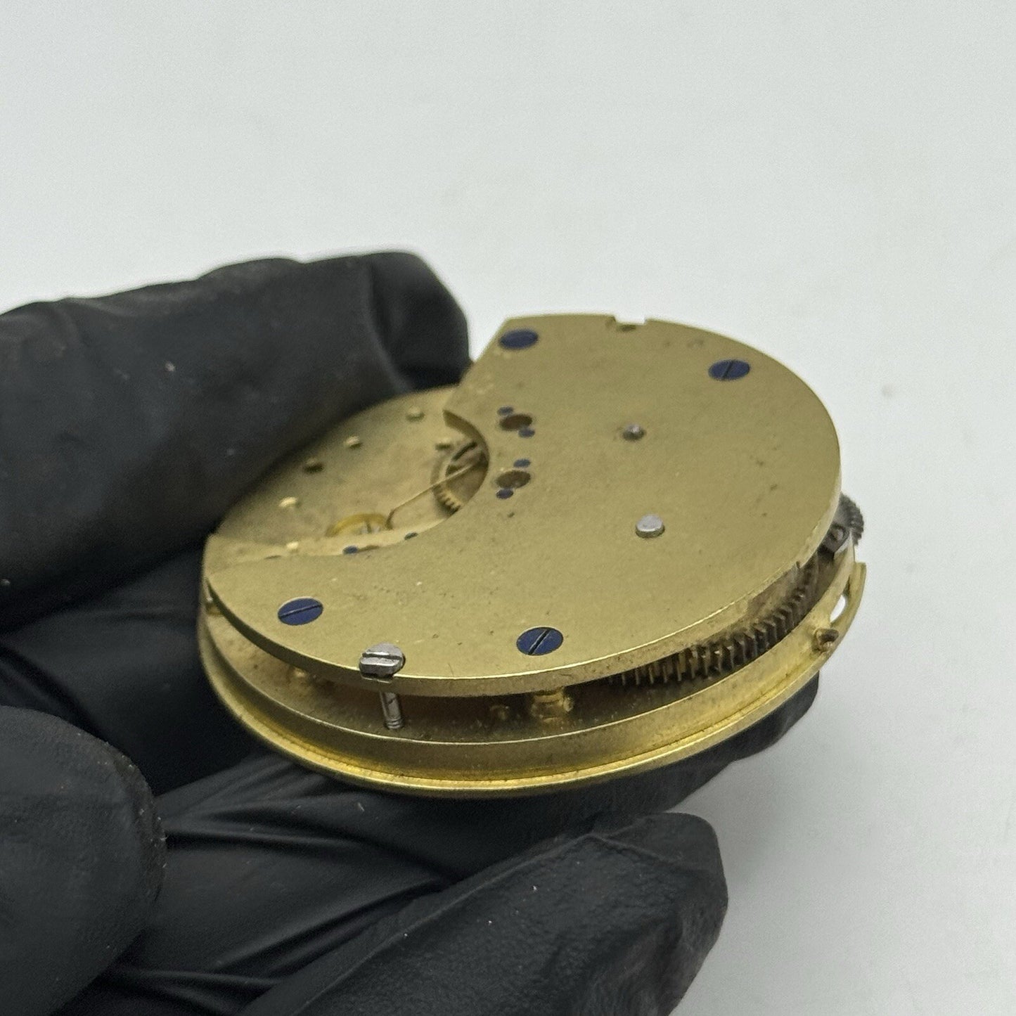 44.9mm Centre Seconds Chronograph Antique Pocket Watch Movement FOR PARTS