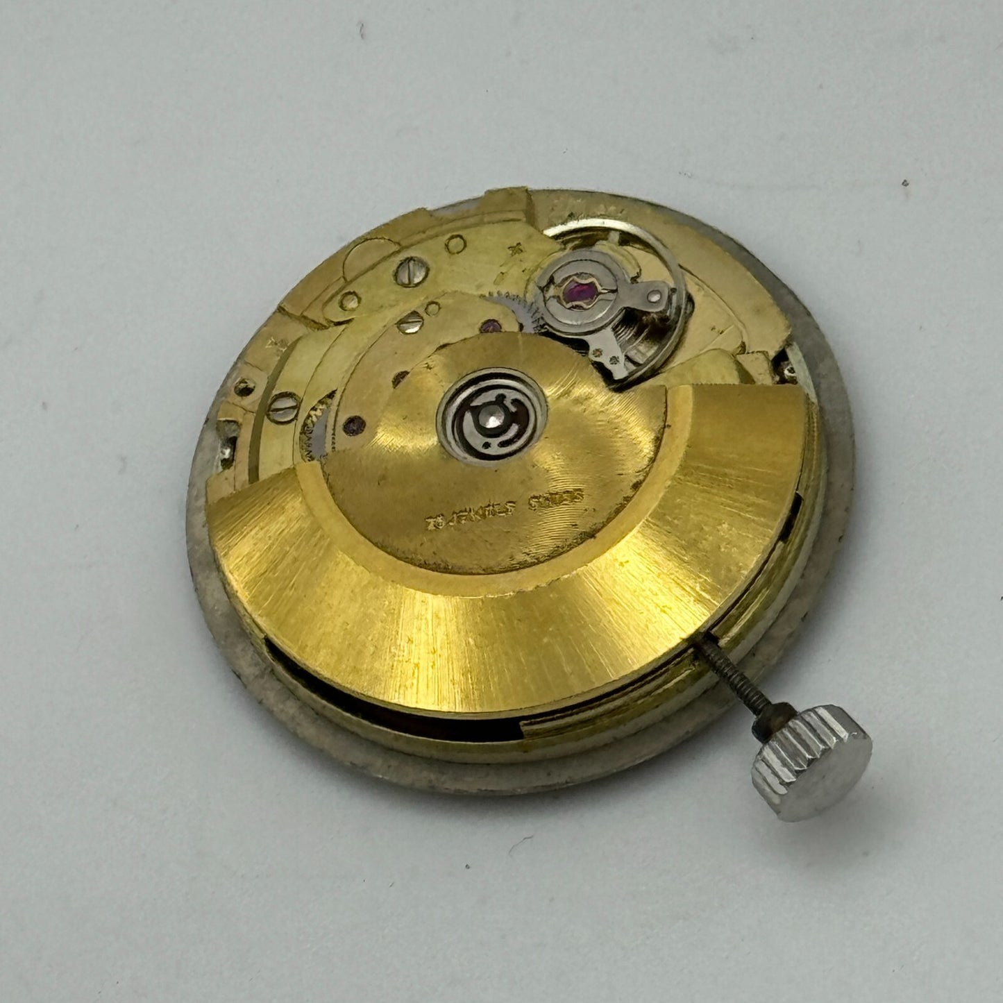 25.5mm Mens Running Swiss Emperor FHF 908 Automatic Watch Movement Vintage PARTS