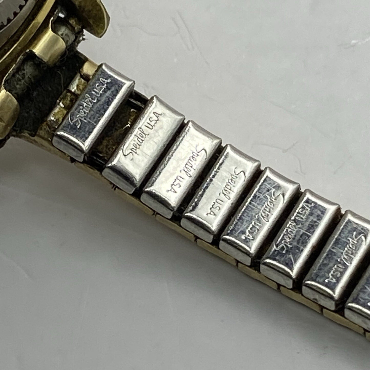 18mm Vintage Ladies Tissot Stylist Swiss Gold Tone Expandable Watch TO RESTORE