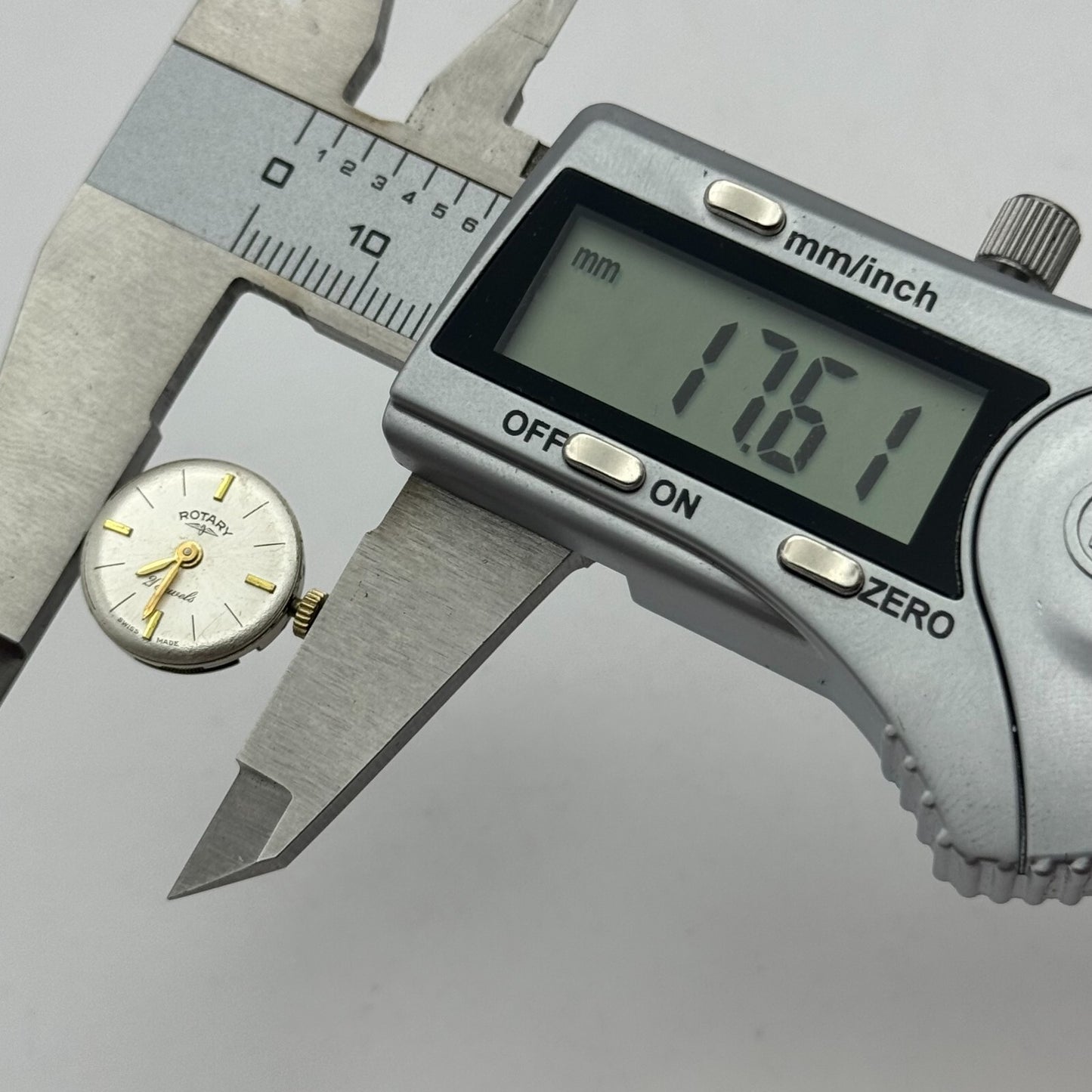15.5mm Running Rotary ETA 2412 Manual Wind 21 Jewels Watch Movement PARTS REPAIR