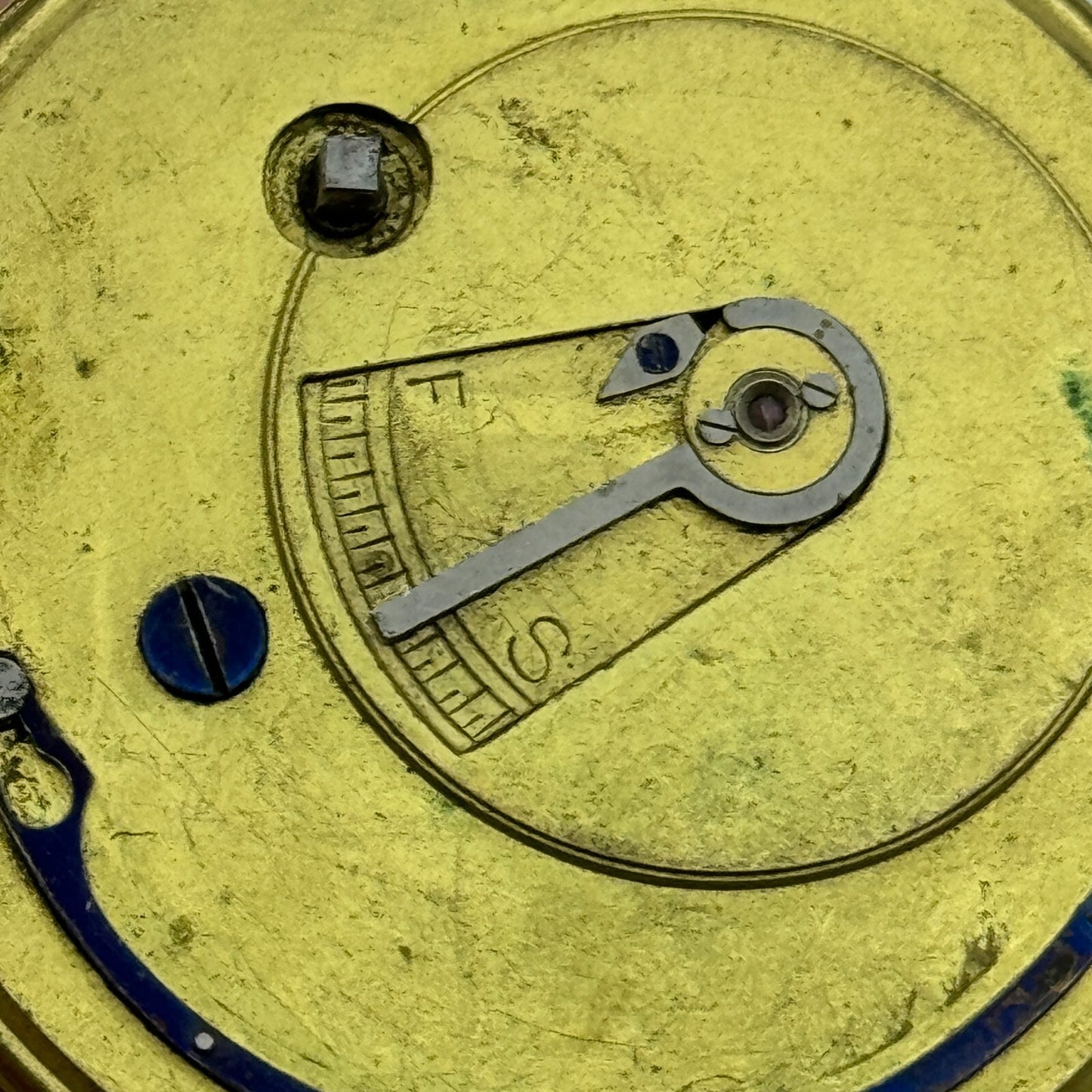 44.9mm Antique J G Graves Sheffield English Express Lever Pocket Watch Movement
