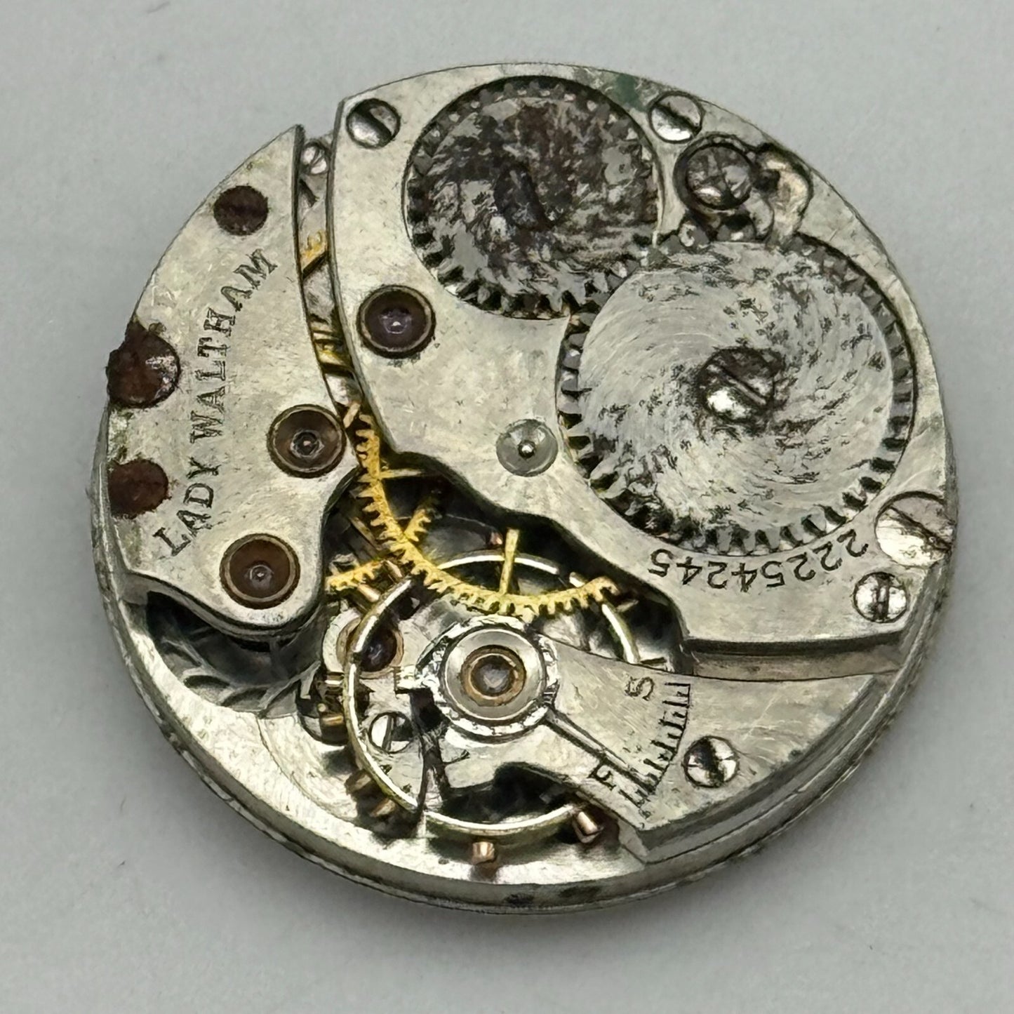 1918 Antique 10L Lady Waltham Model L-10 American Watch Movement PARTS SPARES