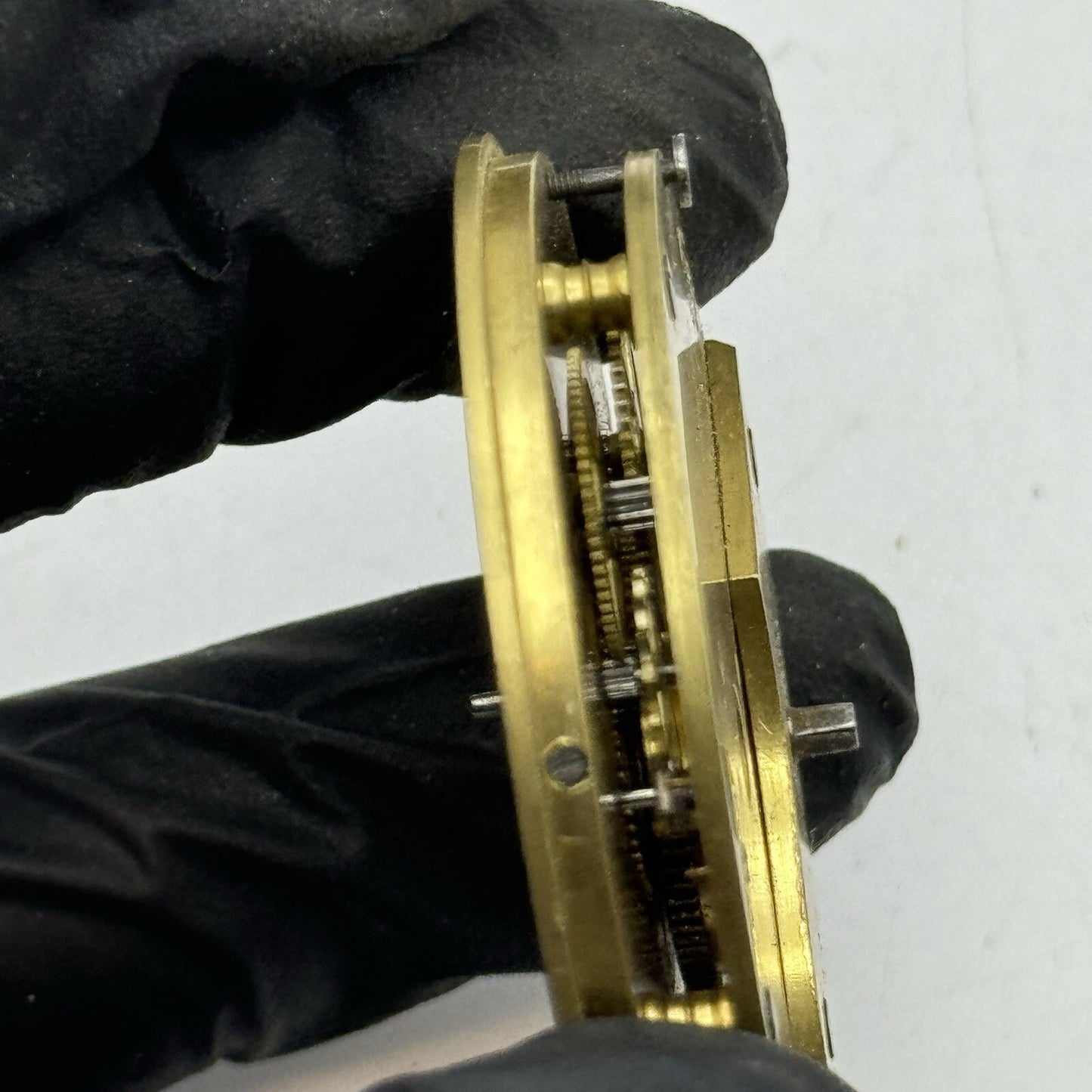 45.8mm Warranted English Lever Pocket Watch Movement FOR PARTS Restoration
