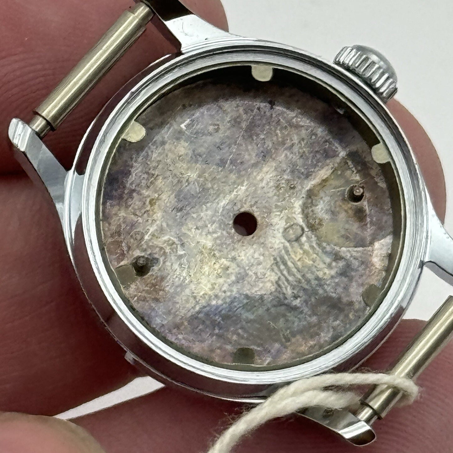 24.5mm New Old Stock AS1320 Clinton Automatic Watch Case & Dial Unused CHR ST