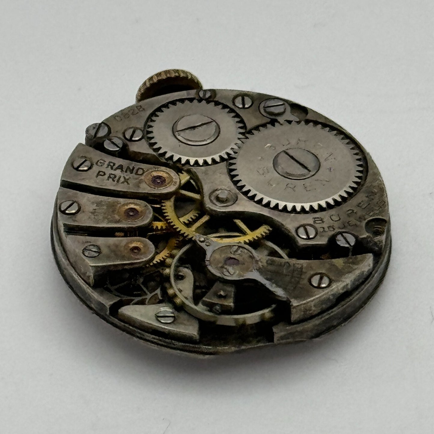22mm Buren Grand Prix 0828 Trench Watch Movement Manual Wind Swiss PARTS SPARES