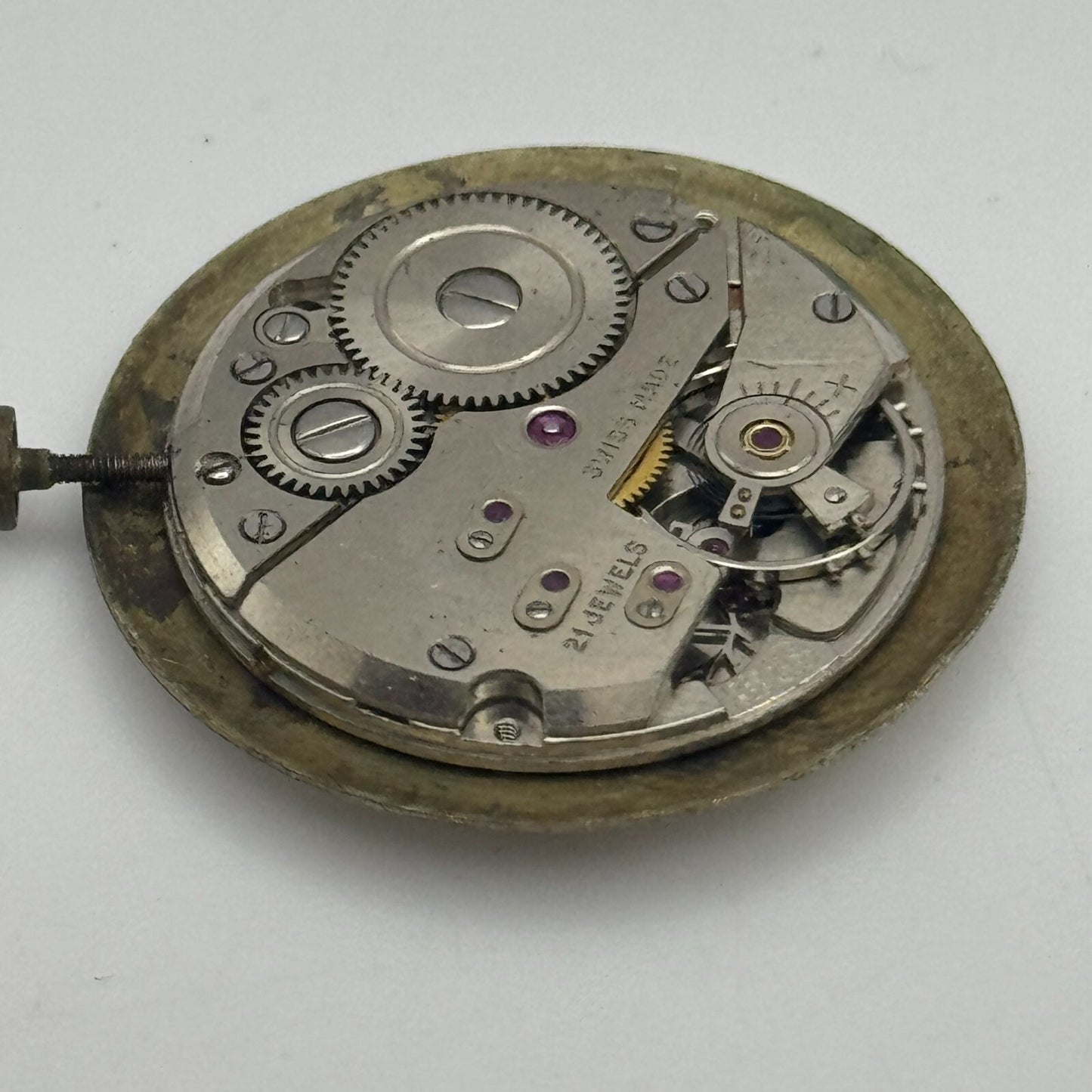 23.7mm Running Nivada AS 1525 1526 Manual Wind Swiss Watch Movement PARTS SPARES