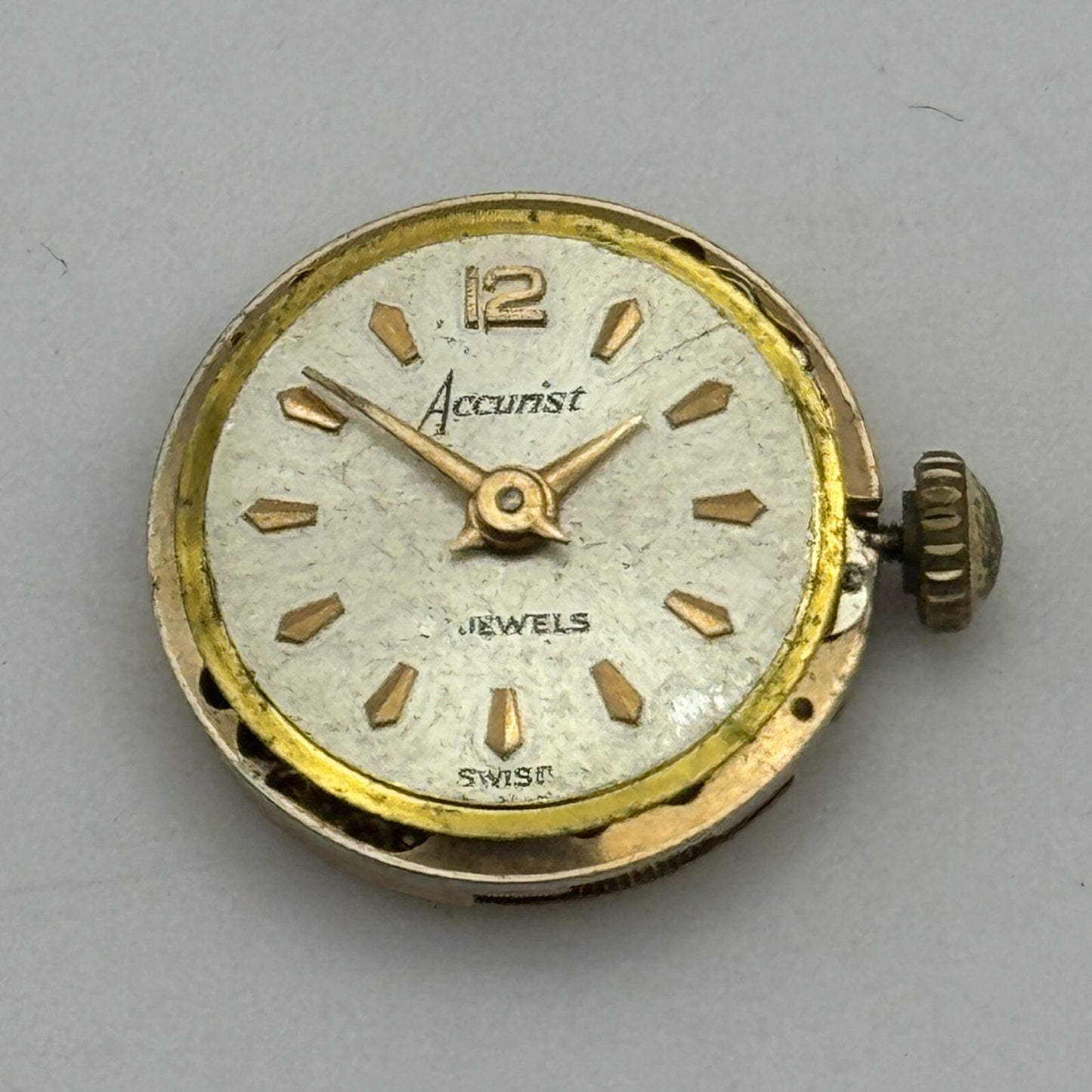 15.5mm ETA 2412 Accurist Manual Wind Ladies Watch Movement Swiss Vintage PARTS