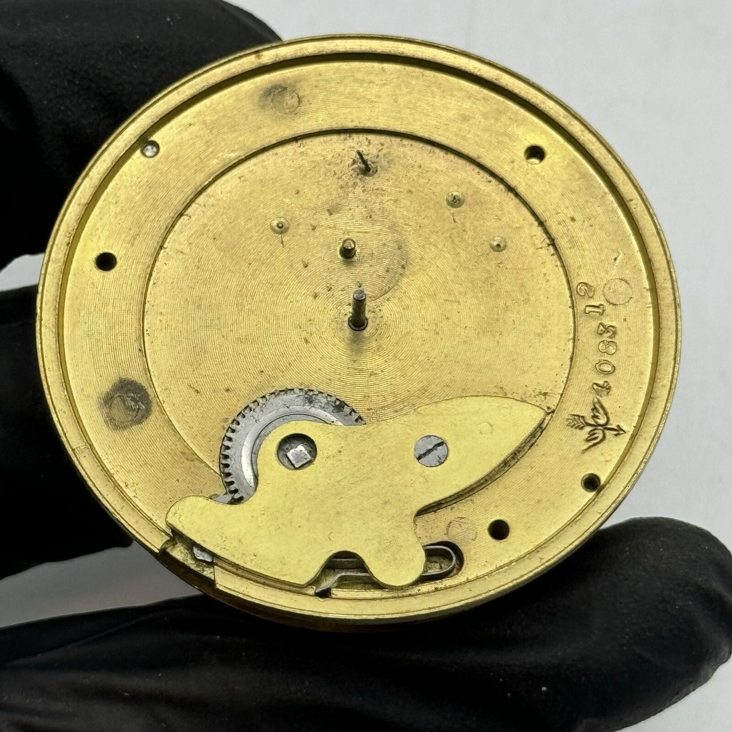 45.8mm Warranted English Lever Pocket Watch Movement FOR PARTS Restoration
