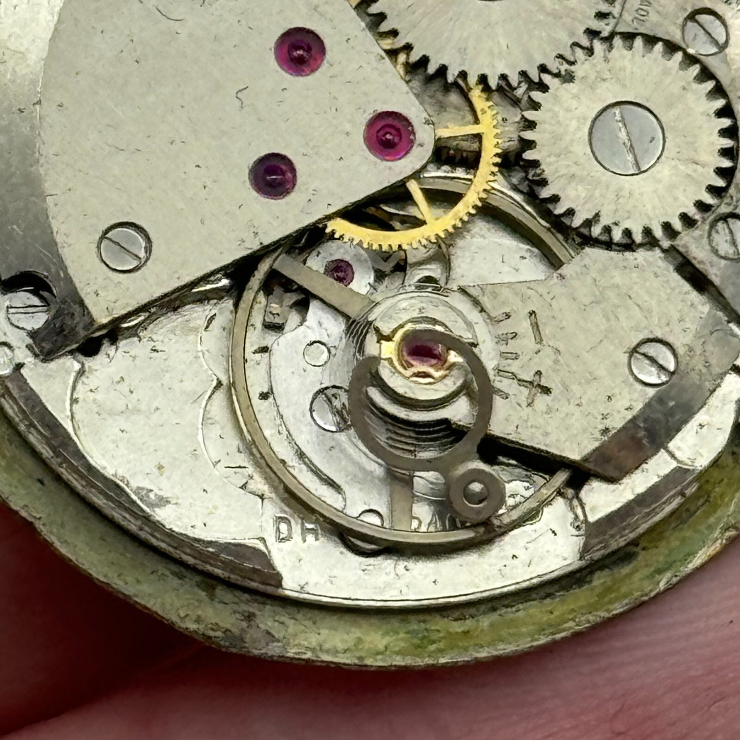 26mm Mens Avia ETA 2408 Manual Wind 17 Jewels Watch Movement PARTS REPAIR SPARE