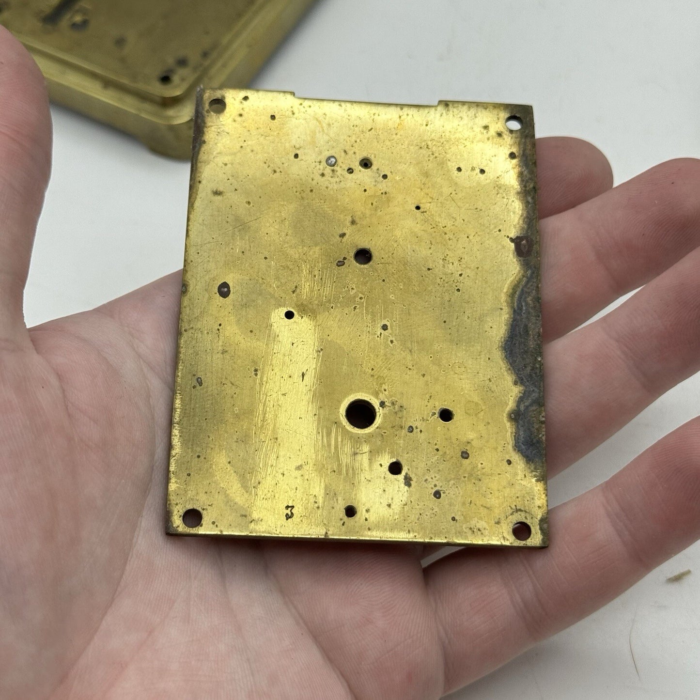 Unidentified Antique Clock Parts Unknown Origin Or Age See Photos Parts Repair