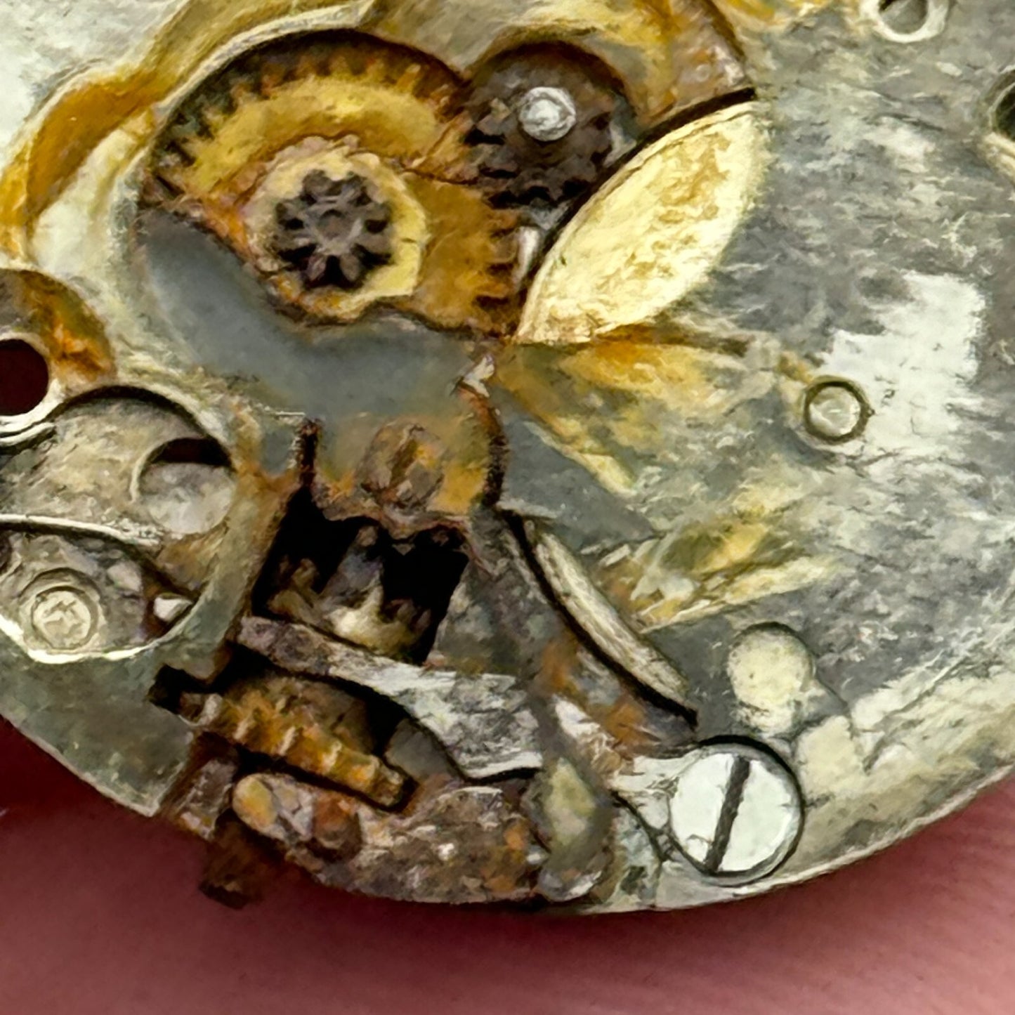 23.6mm AS 489 A Schild Balance Intact Manual Wind Swiss Watch Movement PARTS