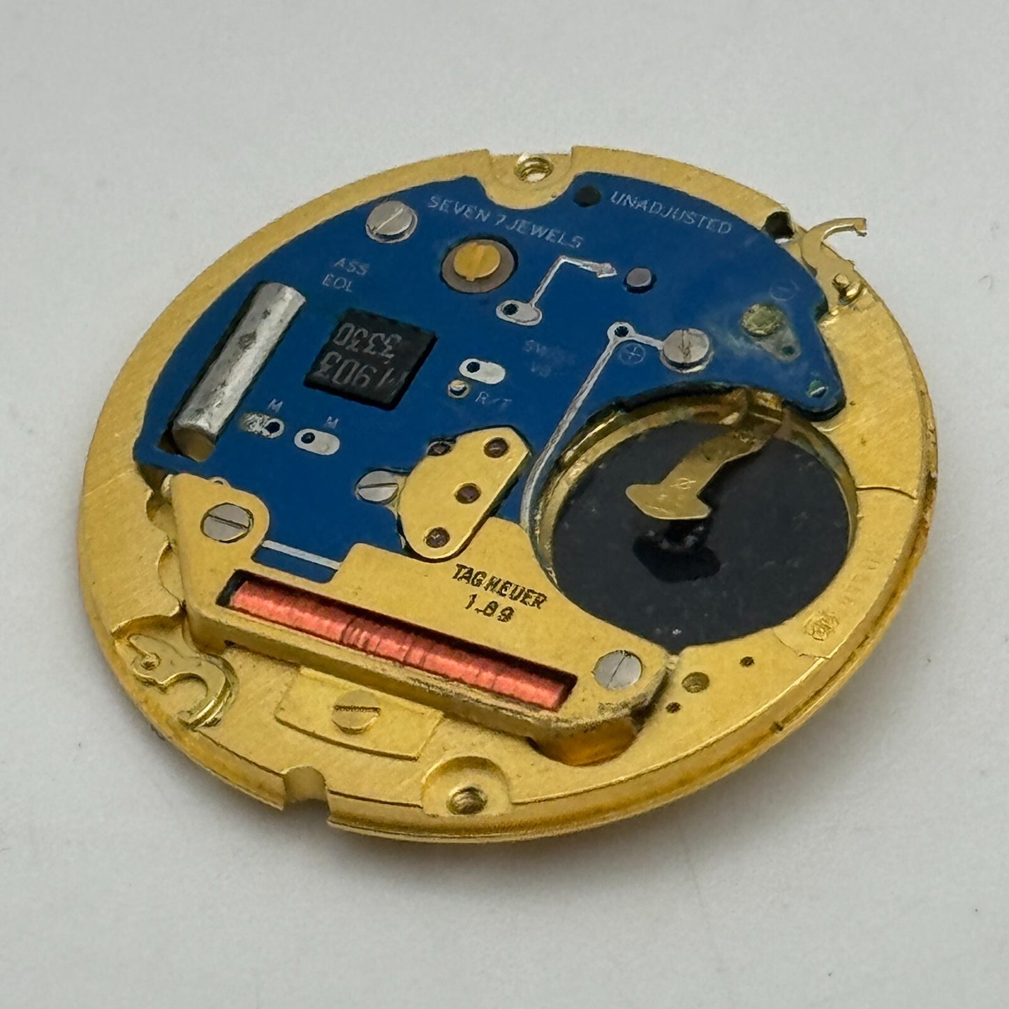 26.1mm Tag Heuer 1.89 ETA 955.112 Quartz Partial Watch Movement Vintage PARTS