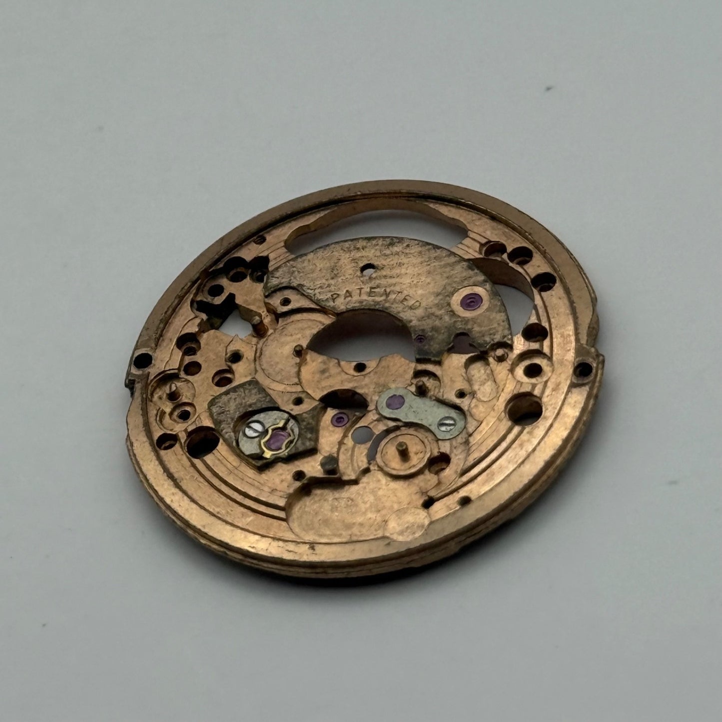 ETA 2472 Watch Movement Main Plate Automatic Vintage Swiss Parts Repair 25.9mm