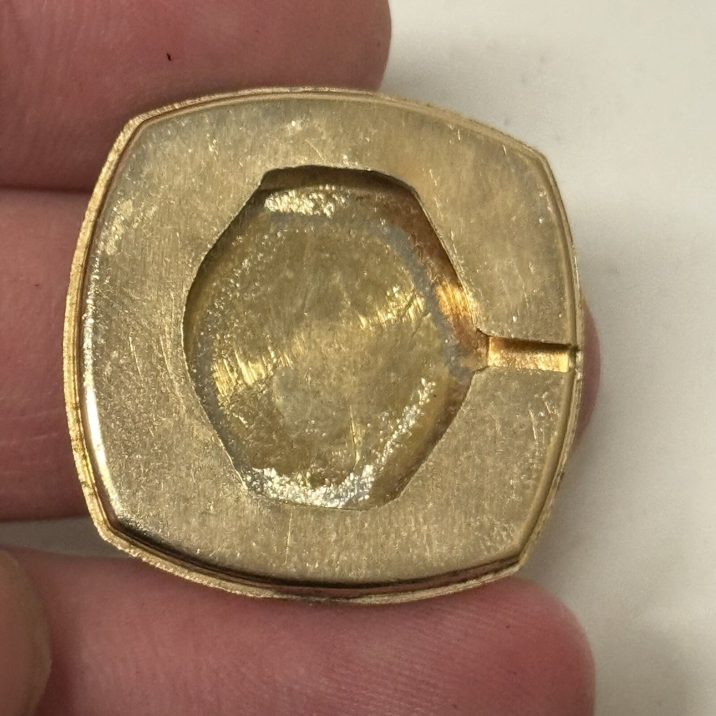 27mm Ladies Manual Wind RUNS BUT STOPS Regency Milanese Gold Tone Watch
