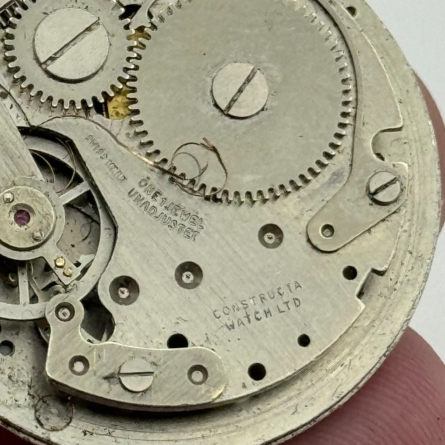 31.1mm Men's Eastman BFG 866 Manual Wind Swiss Made 1 Jewel Watch Movement PARTS