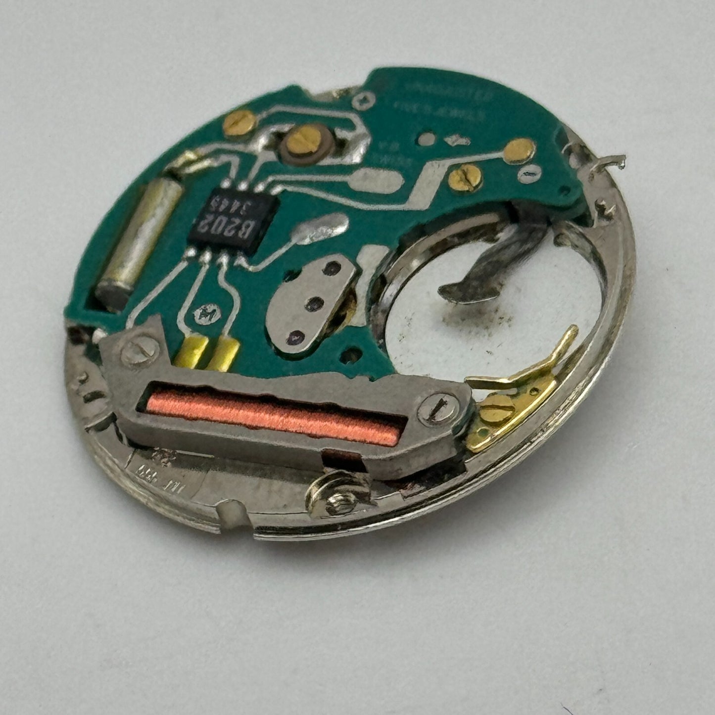 23.8mm ETA 555.411 Swiss 5 Jewels Quartz Partial Watch Movement Vintage PARTS