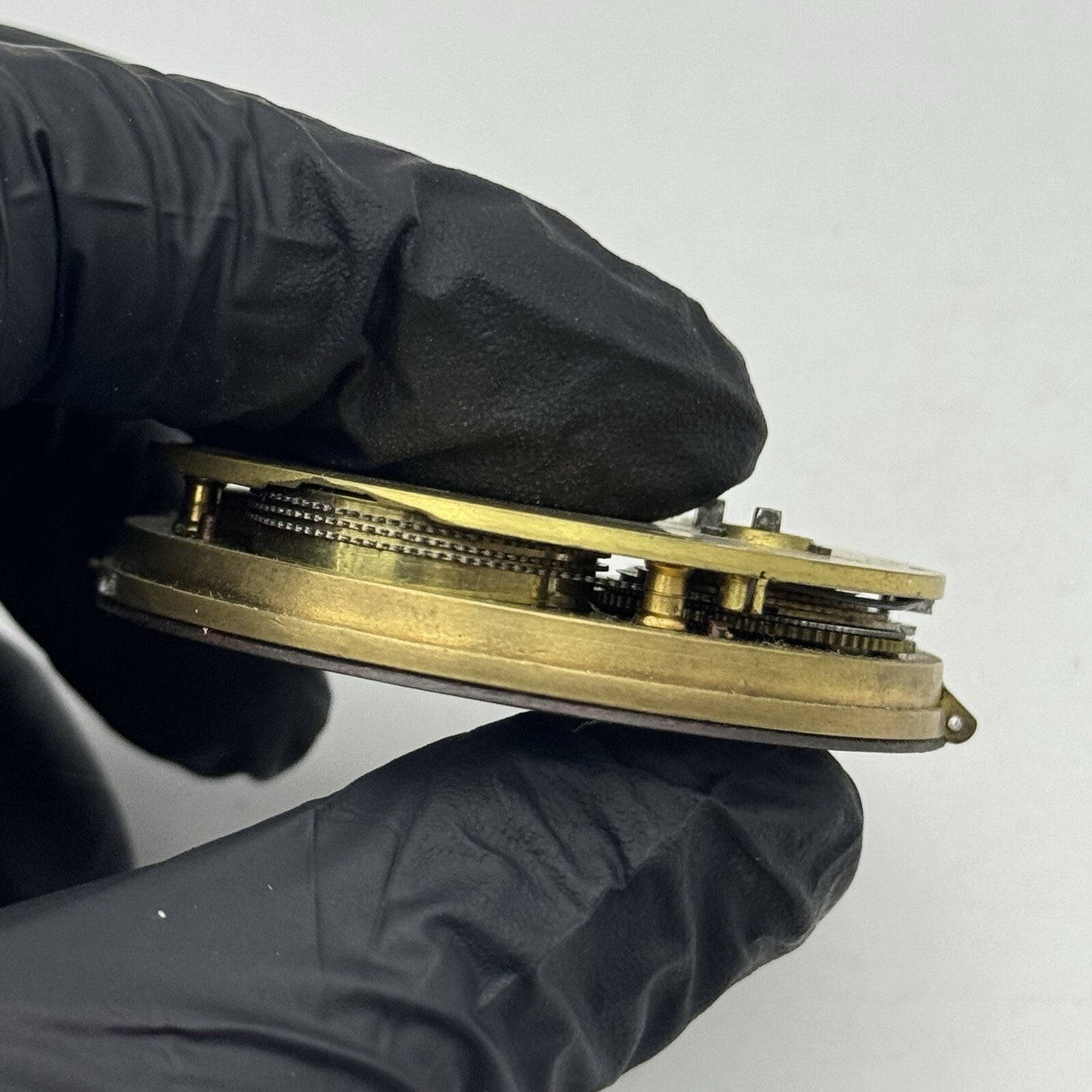51.7mm Centre Seconds Chronograph Fusee Pocket Watch Movement FOR PARTS