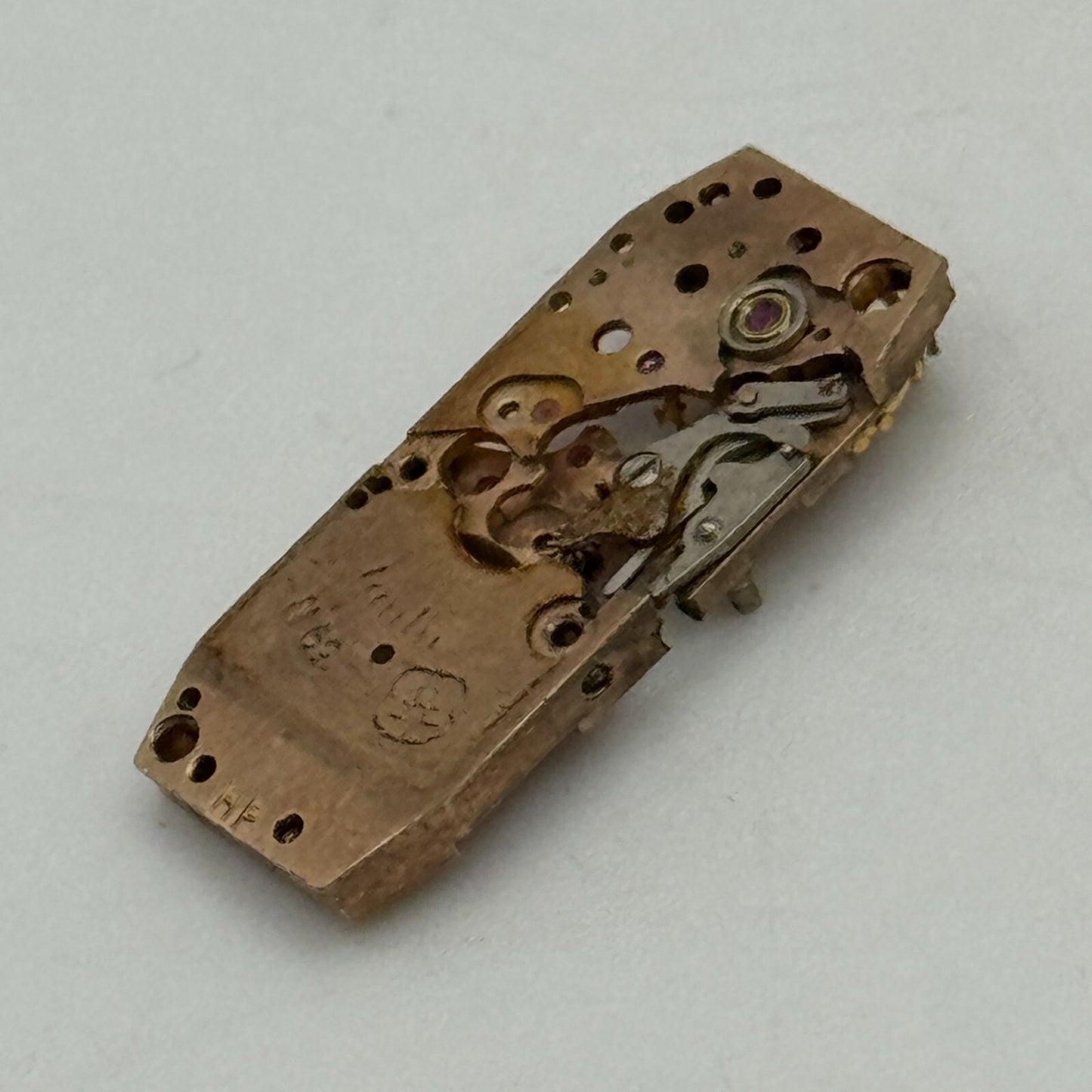 9mm Ladies Helvetia FHF 59N Balance Ok Manual Wind Partial Watch Movement PARTS