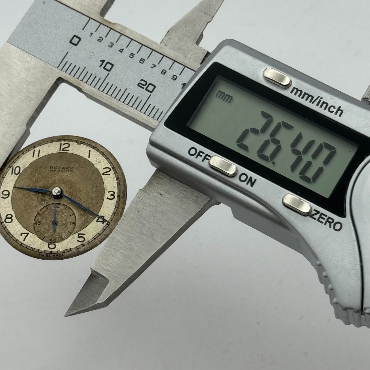 23.1mm Rotary Maximus Vertex Revue 76 Manual Wind Watch Movement Vintage PARTS